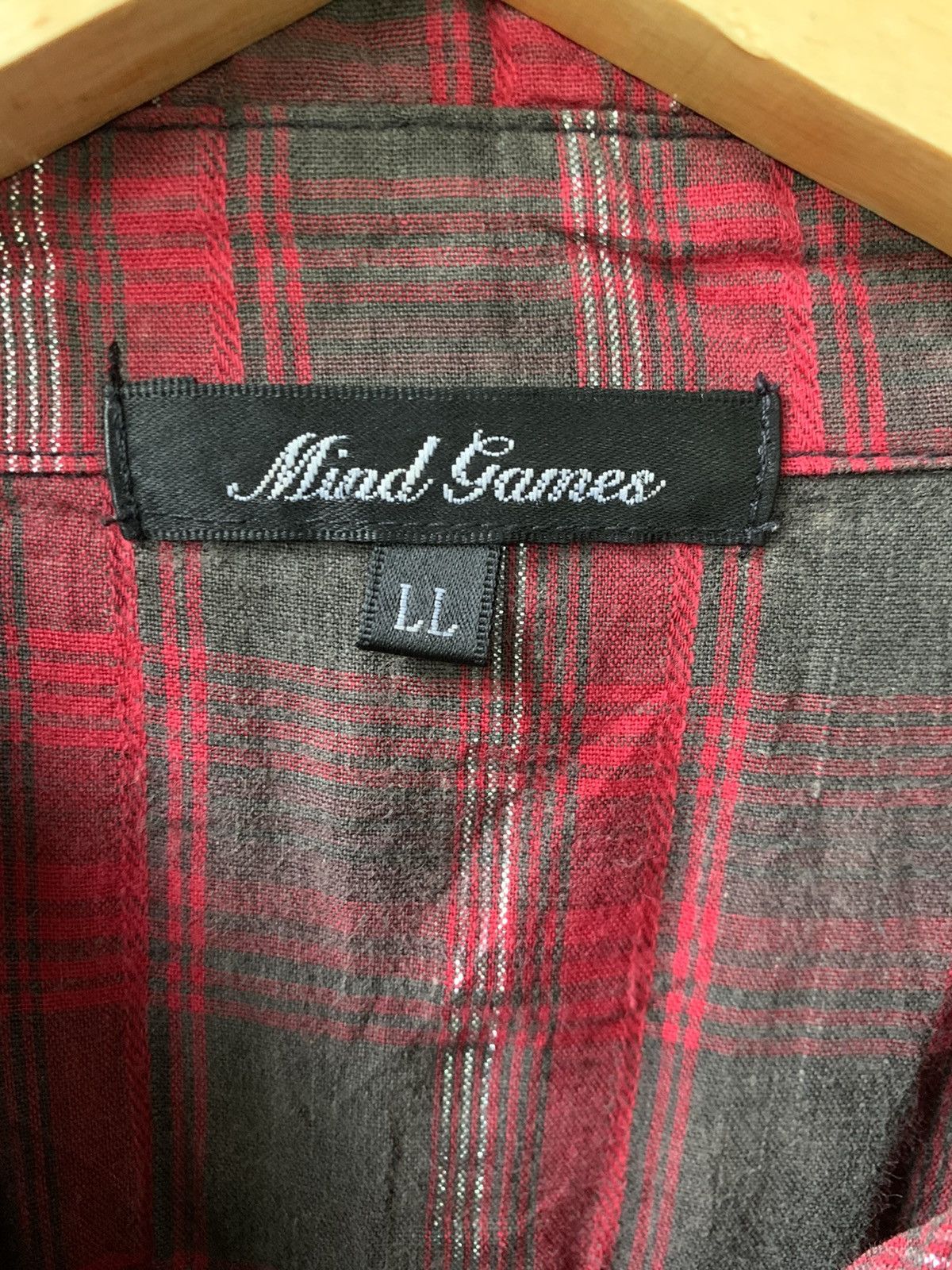 In The Attic Japanese Mind games Poem Mesh Shirt lgb styled Size US L / EU 52-54 / 3 - 7 Thumbnail