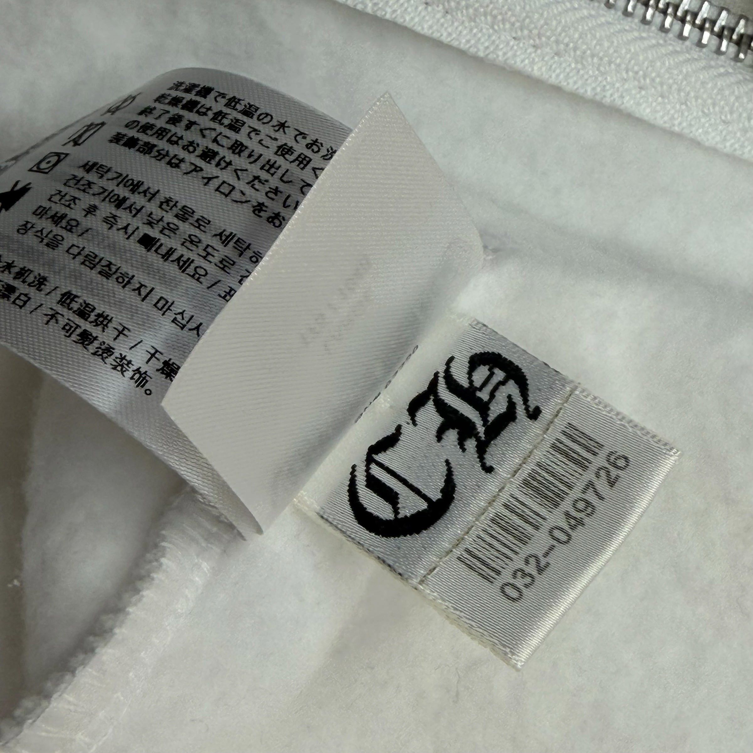 Chrome Hearts Chrome Hearts Vertical Zip Up White Hoodie L Size US L / EU 52-54 / 3 - 7 Thumbnail