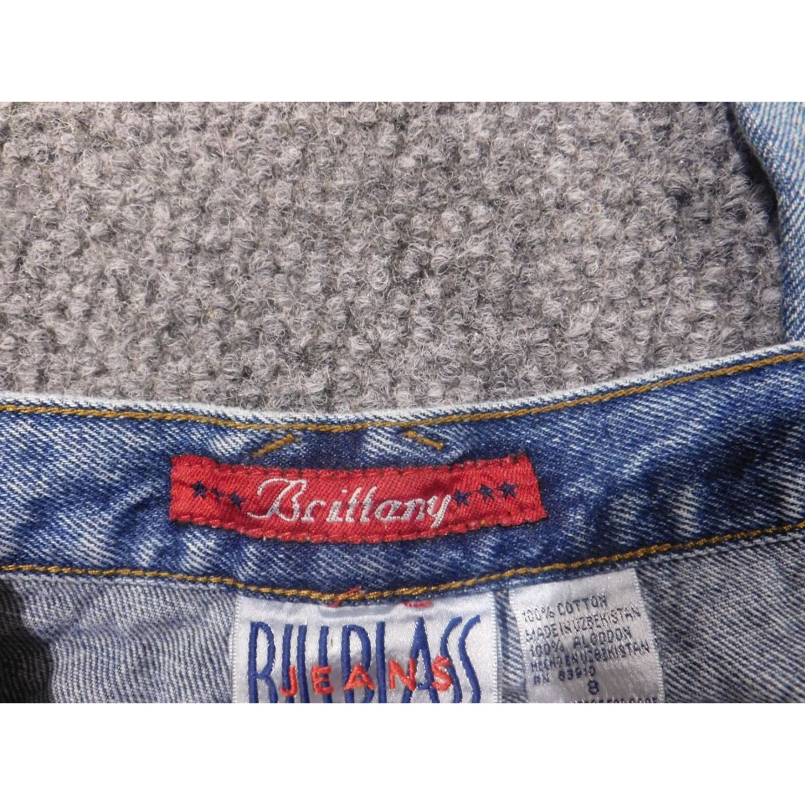 Bill Blass Bill Blass Jeans Women's 8 Blue Light Straight Denim Relaxed Mid Rise 30in Inseam Pockets Zip Size 30" / US 8 / IT 44 - 2 Thumbnail