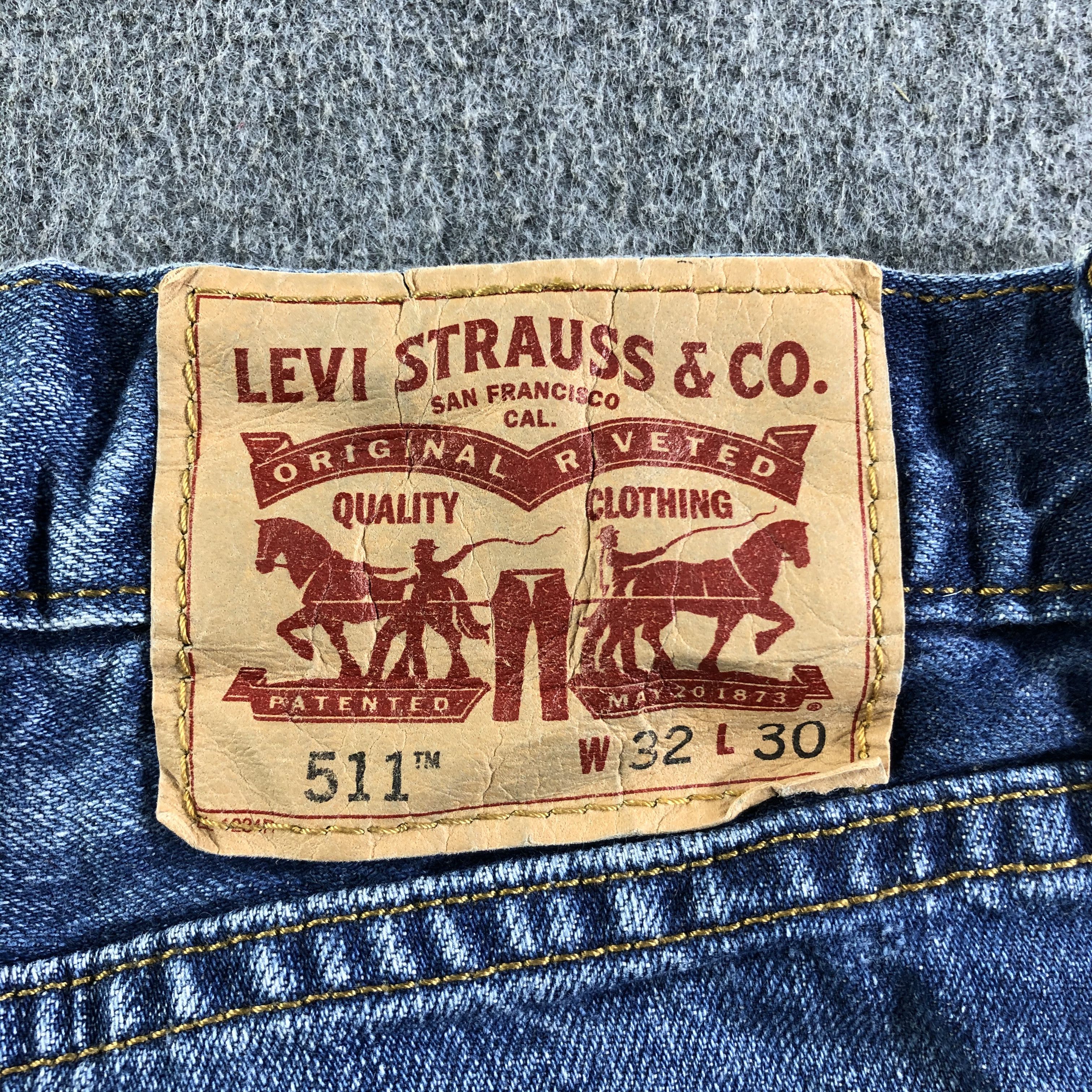 Levi's Vintage Blue Wash Levis 511 Jeans-J4260 Size US 32 / EU 48 - 5 Thumbnail
