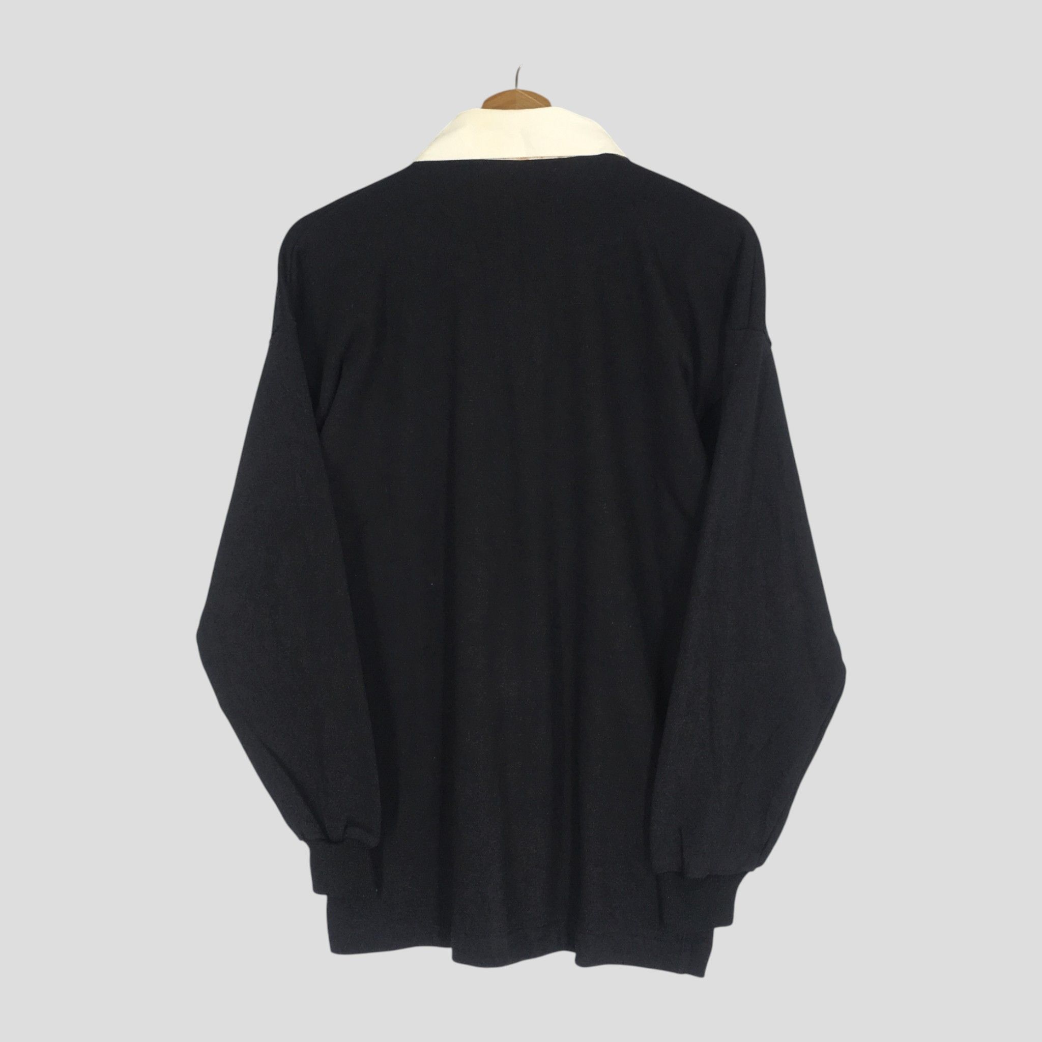 Canterbury of New Zealand Vintage 90's Canterbury Of New Zealand All Black Polo Size US M / EU 48-50 / 2 - 2 Thumbnail