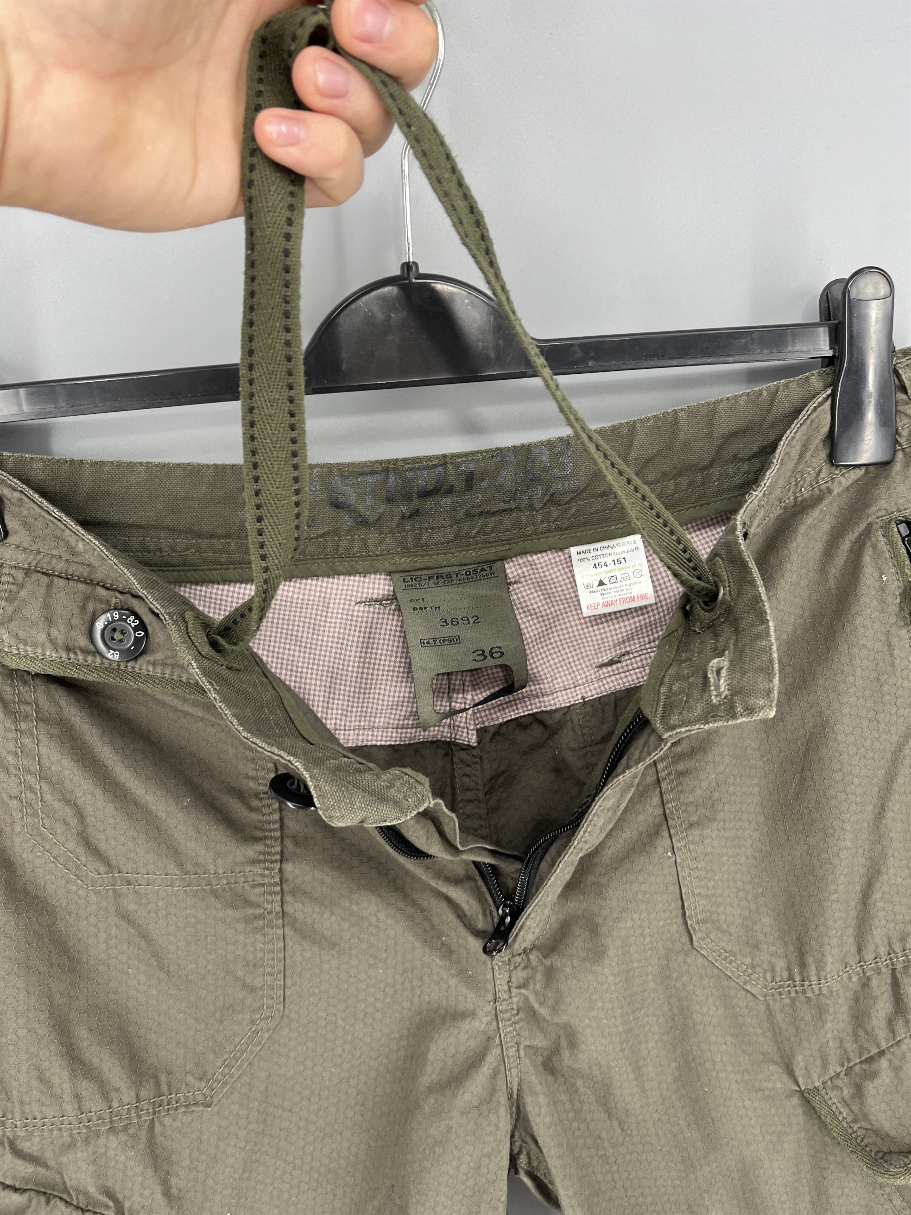 Vintage Vintage Army frst Combat Cargo Shorts Size US 36 / EU 52 - 10 Thumbnail
