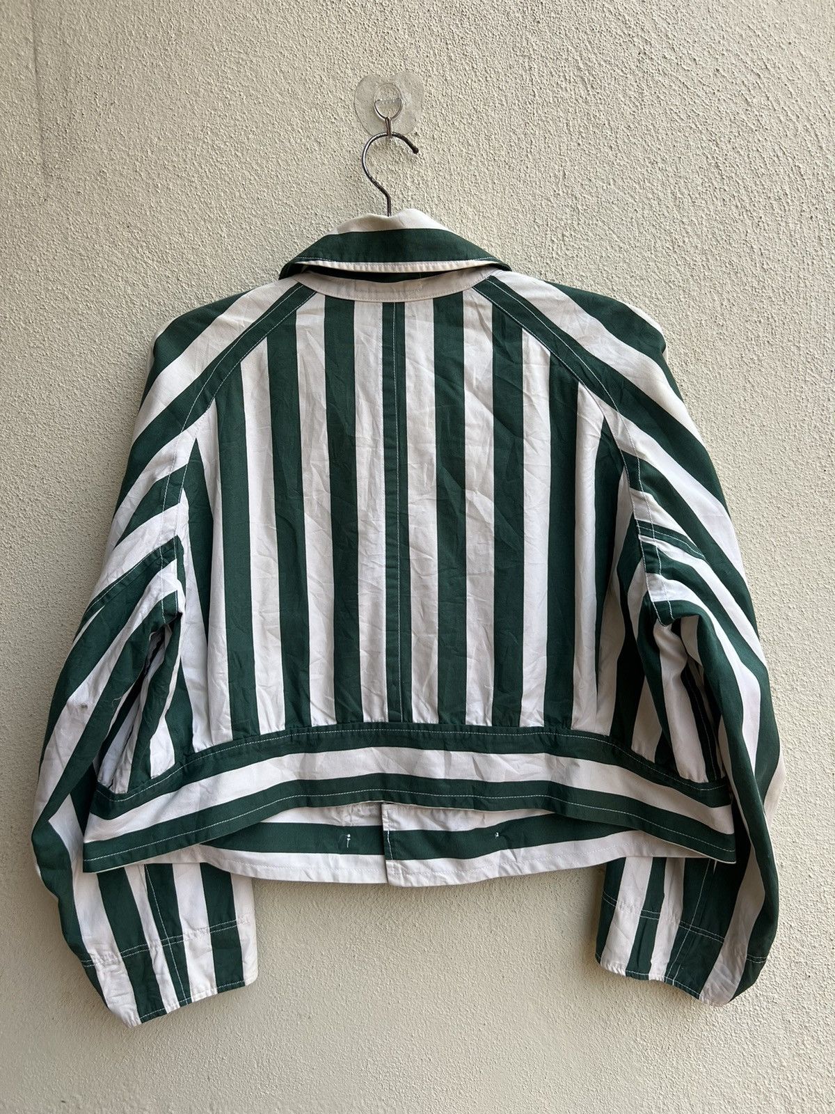 45rpm Vintage 90s 45rpm Japan Border Striped Cropped Jacket Size US XL / EU 56 / 4 - 14 Thumbnail