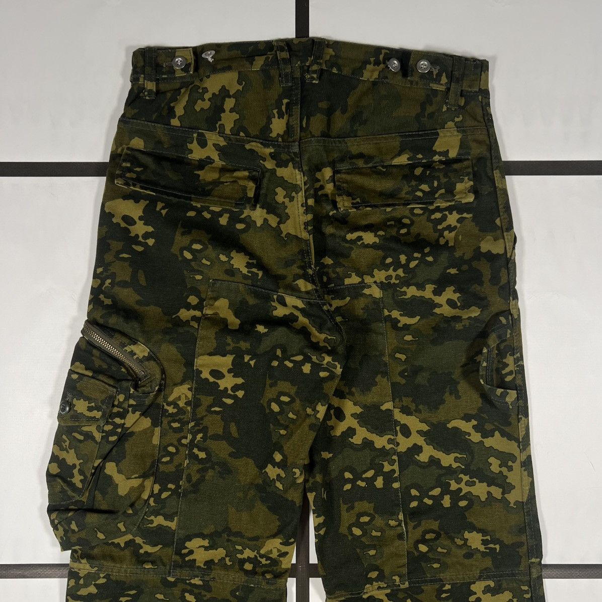 PPFM |[ 2002 PPFM Camo Multi-Pocket Cargo Trousers ]| Size US 30 / EU 46 - 9 Thumbnail
