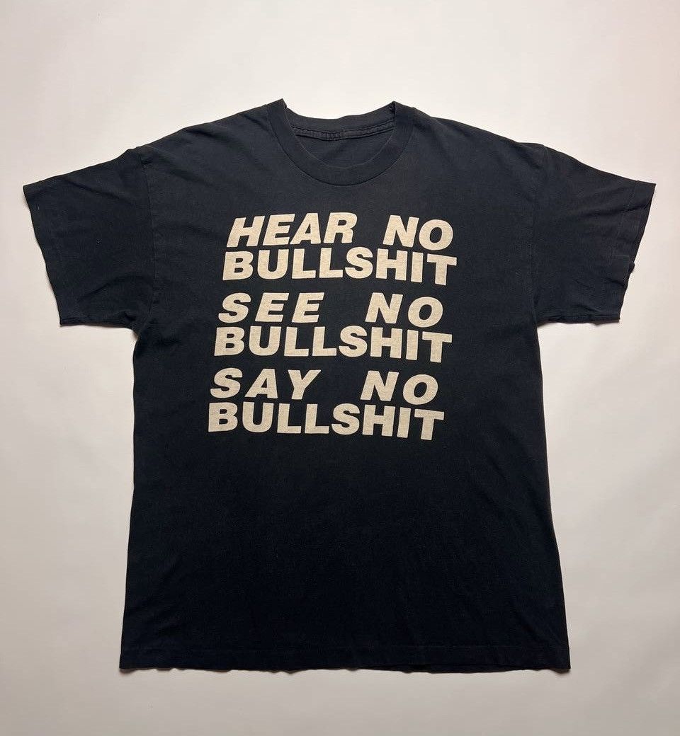 Band Tees × Rap Tees × Vintage 1993 CREDIT TO THE NATION HEAR NO BULLSHIT Size US XL / EU 56 / 4 - 1 Thumbnail