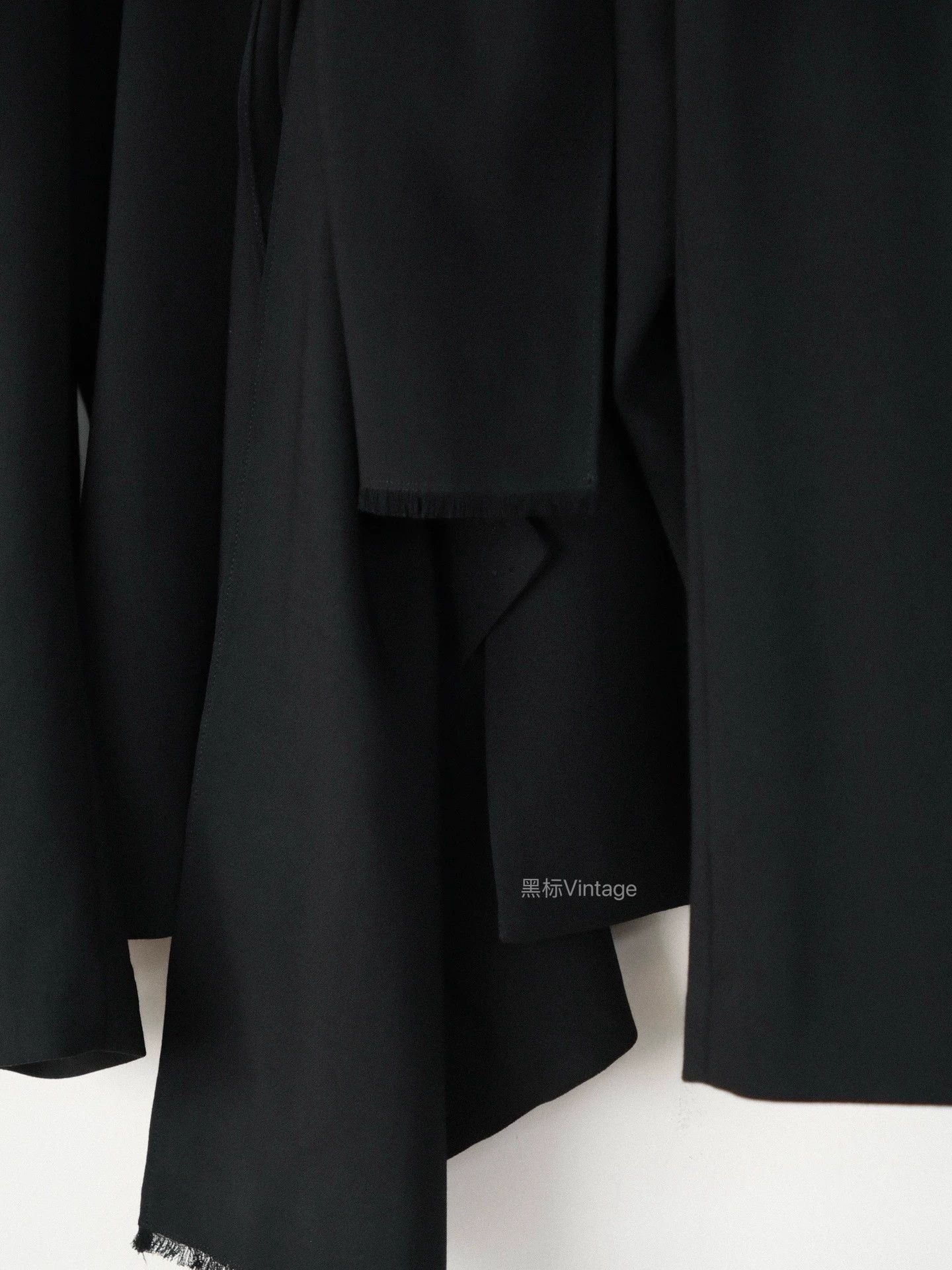 Yohji Yamamoto Yohji Yamamoto 18AW Vintage Scarf Collar Jacket Women's Size L / US 10 / IT 46 - 7 Thumbnail