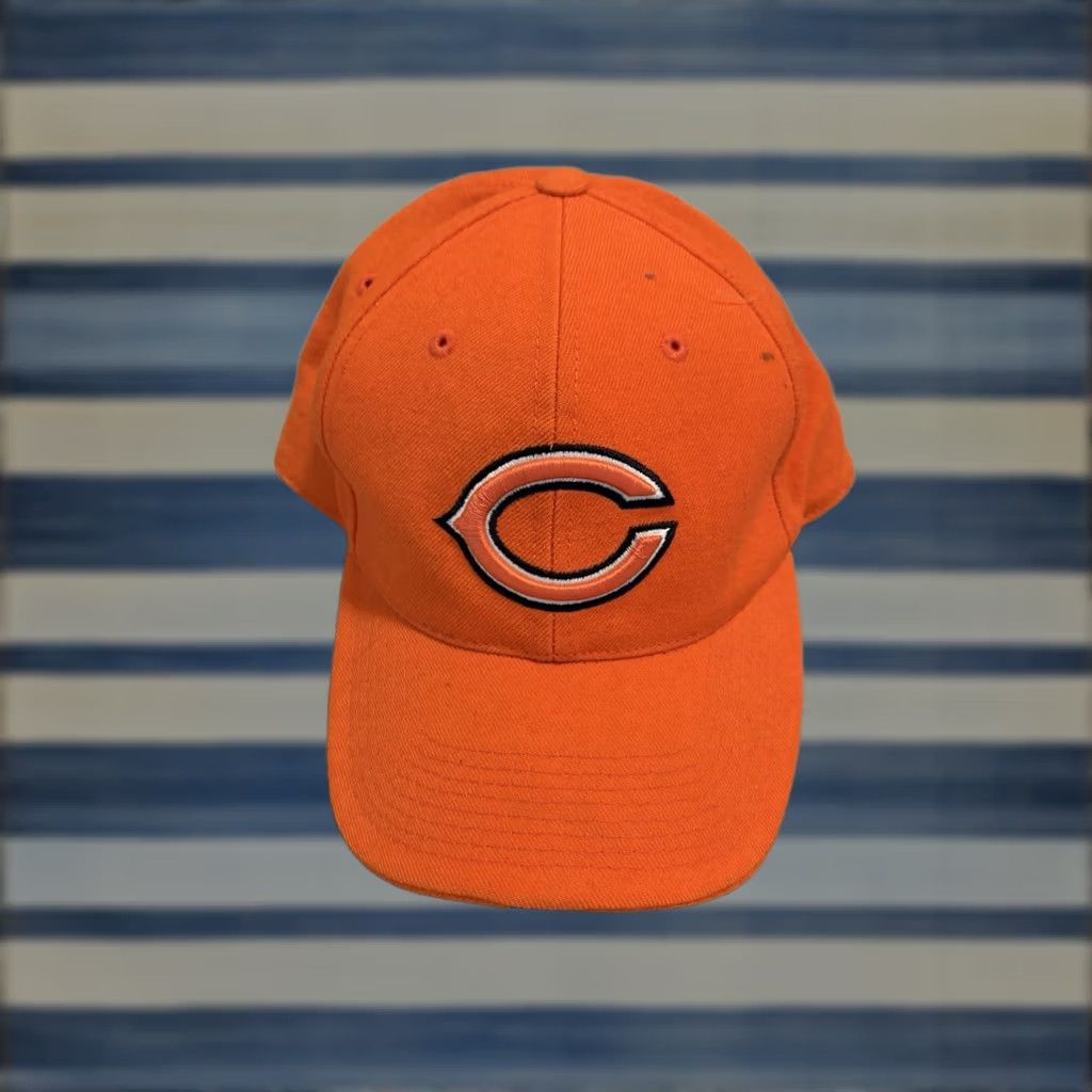 Nike VINTAGE Nike Hat Chicago Bears NFL Orange Wool Cap 7 3/8 Men Baseball Cap Orange Wool Fans 7 3/8 Mens Size ONE SIZE - 1 Thumbnail