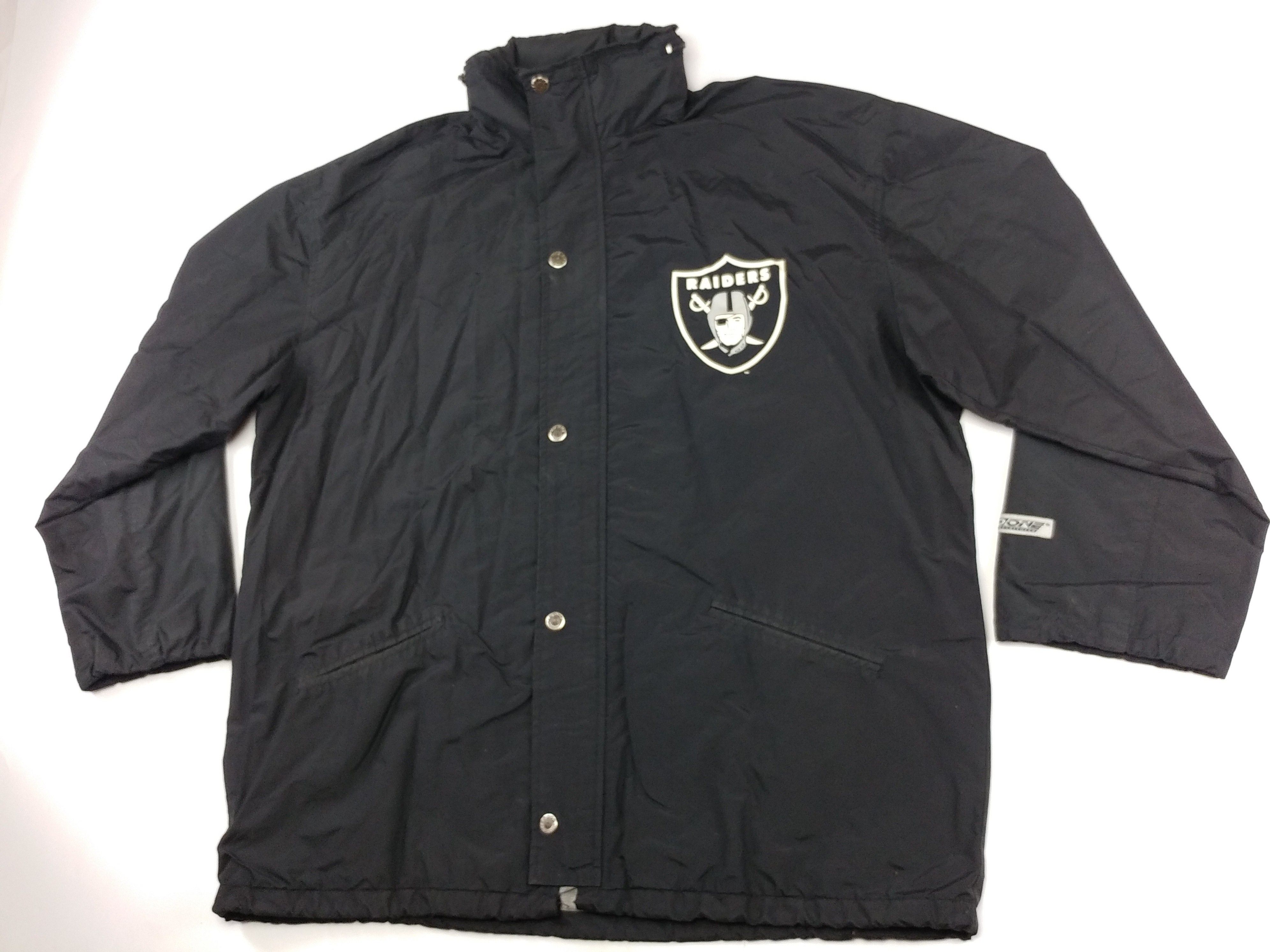 NFL Los Angeles Raiders jacket, 1994 Pro One, vintage Oakland XL Size US XL / EU 56 / 4 - 18 Thumbnail