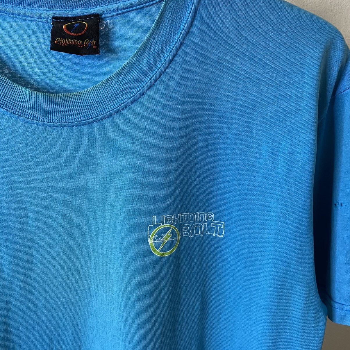 Lightning Bolt Vintage 90s Lightning Bolt Surf Back Graphic T Shirt Size US M / EU 48-50 / 2 - 8 Thumbnail