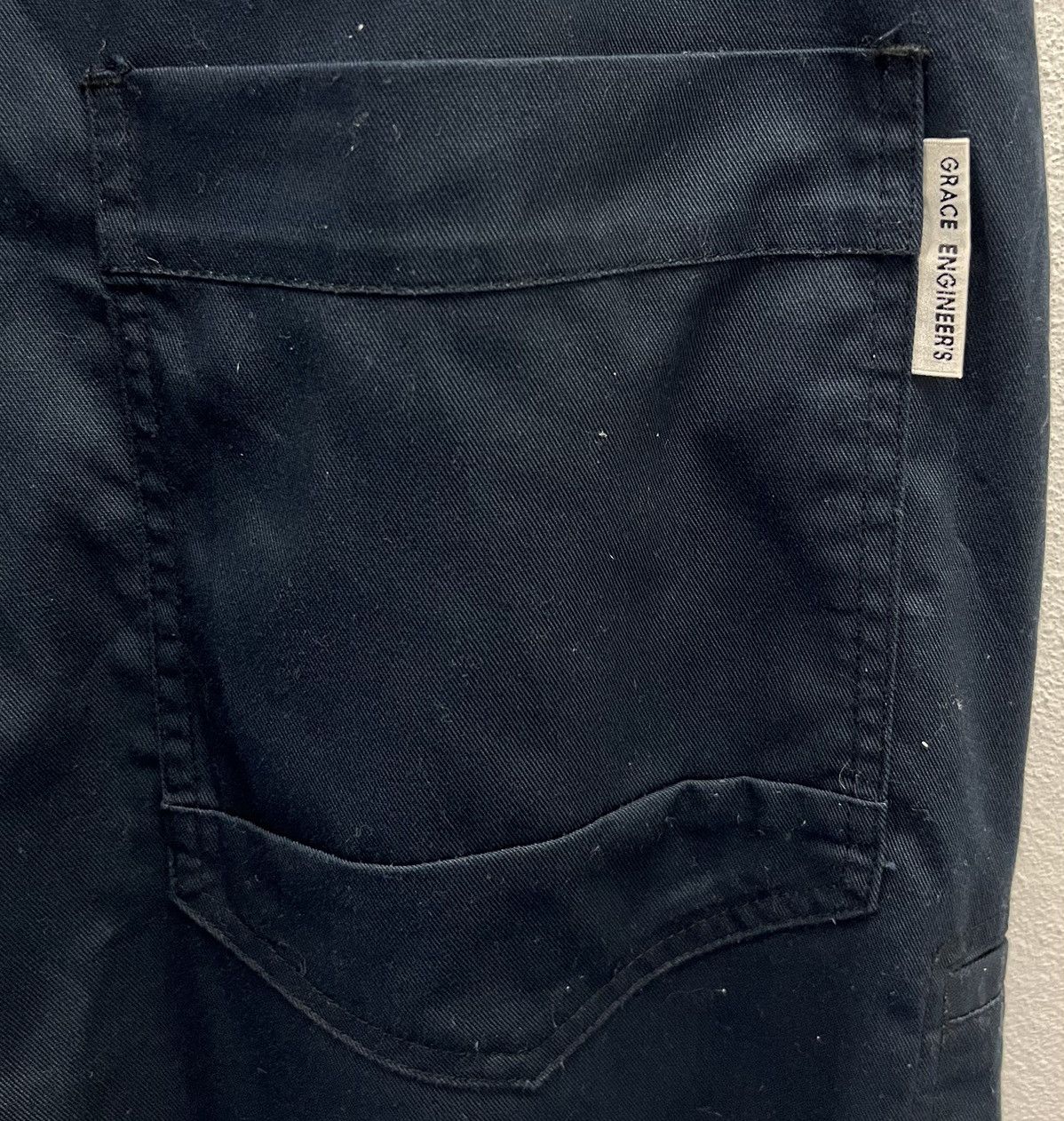 Japanese Brand × Vintage Vintage Grace Engineer's GE-157 Work Overalls – Navy Blue Size US 38 / EU 54 - 13 Thumbnail