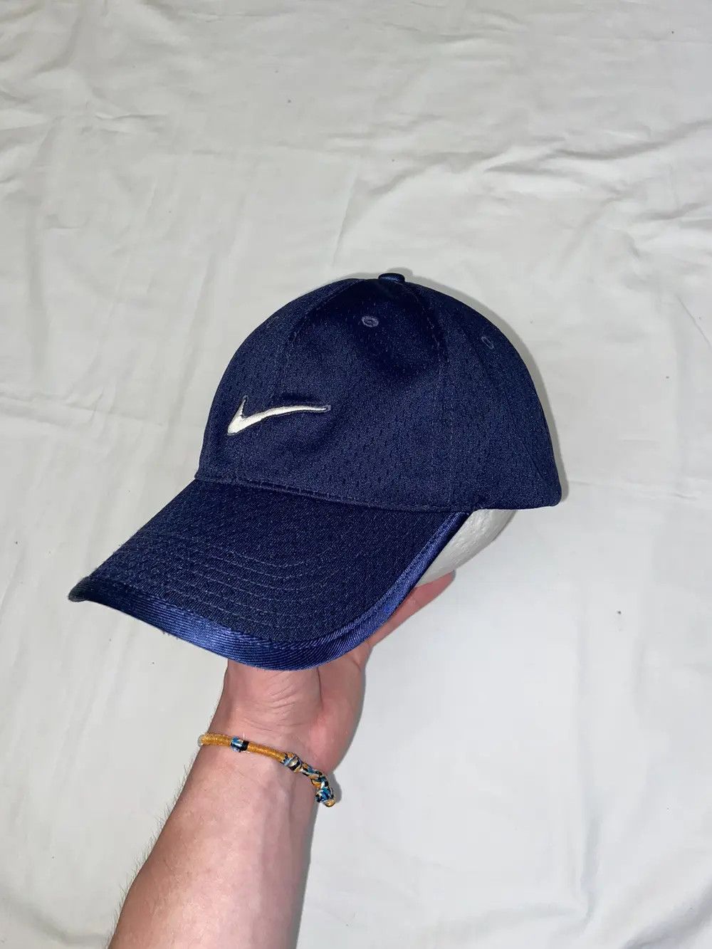 Nike VINTAGE 90S Y2K NIKE NYLON DRILL CAP HAT CENTER SWOOSH SKATE Size ONE SIZE - 1 Thumbnail