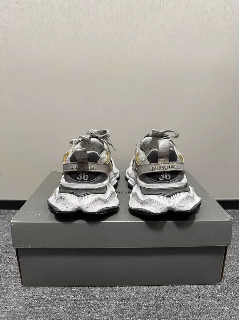 Balenciaga Balenciaga Balenciaga Cargo Sneakers in Gray and White -25 Size US 6 / IT 36 - 3 Thumbnail