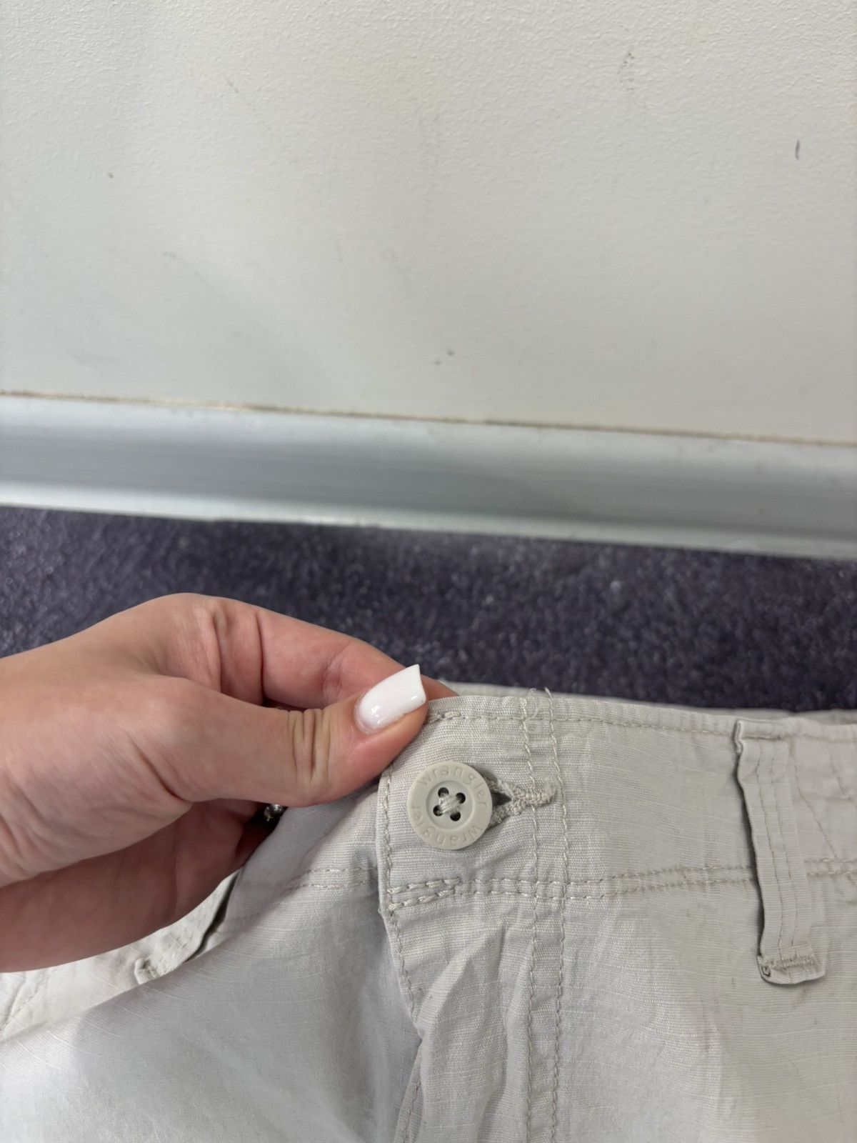 Wrangler Vintage Wrangler Y2K Beige Military Style Hype Cargo Shorts Size US 36 / EU 52 - 9 Thumbnail