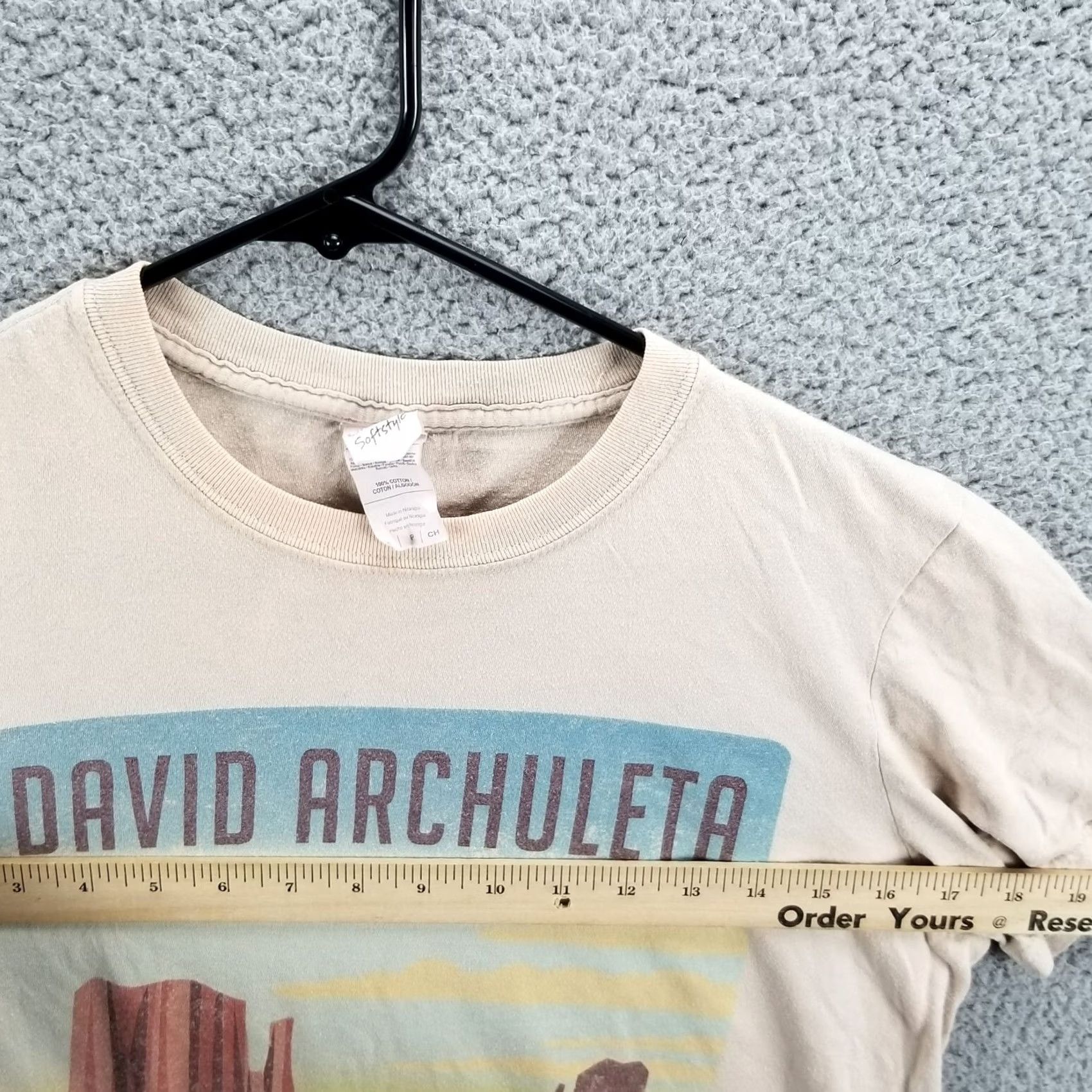 Vintage David Archuleta Shirt T-Shirt Small Red Rock Logo Music Idol Men S Size US S / EU 44-46 / 1 - 6 Thumbnail