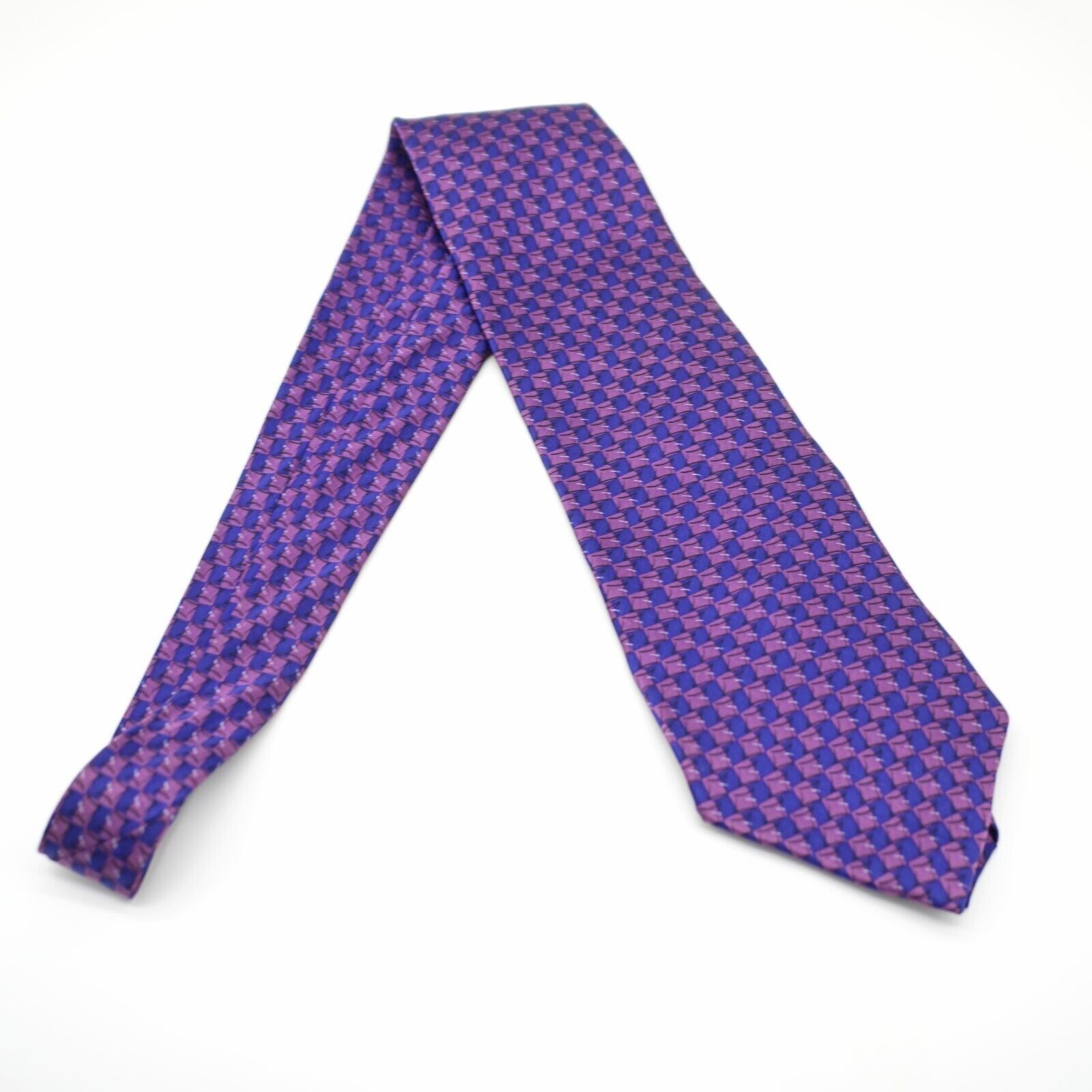 Vintage J. Garcia Purple Blue Print Still Life Collection 18 Geometr Size ONE SIZE - 7 Thumbnail