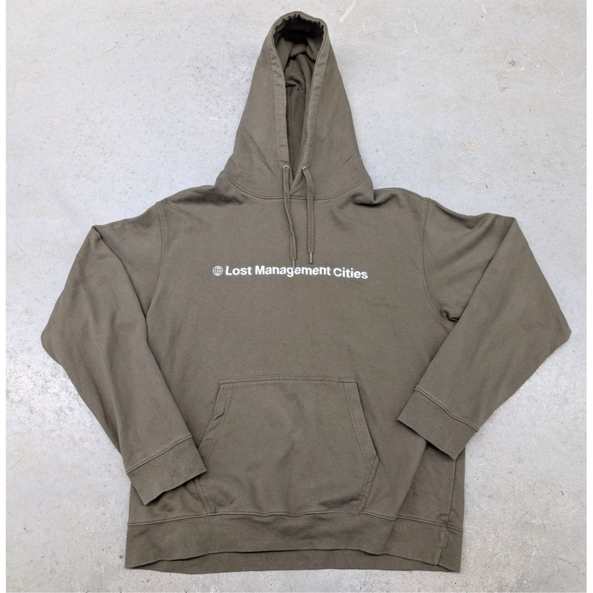 Supreme Lost Management Cities Embroidered Logo Brown Hoodie Size US L / EU 52-54 / 3 - 1 Thumbnail