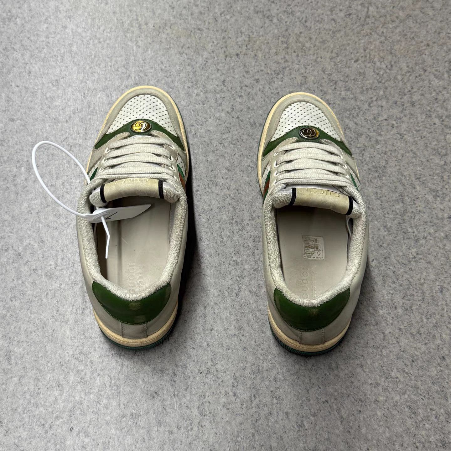 Gucci Gucci GG Enamel Dirty Sneakers K15 Size US 7 / IT 37 - 8 Thumbnail