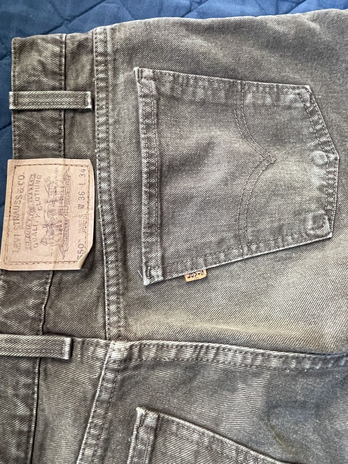 Levi's × Levi's Vintage Clothing Brown 550 Orange Tab Levis Size US 36 / EU 52 - 3 Thumbnail