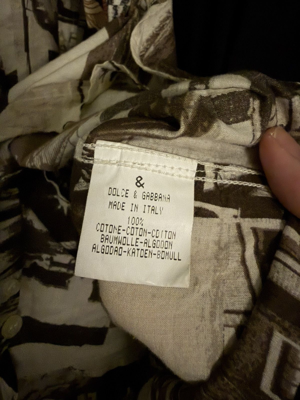 Dolce & Gabbana Dolce & Gabbana Photo Shirt Size US S / EU 44-46 / 1 - 5 Thumbnail