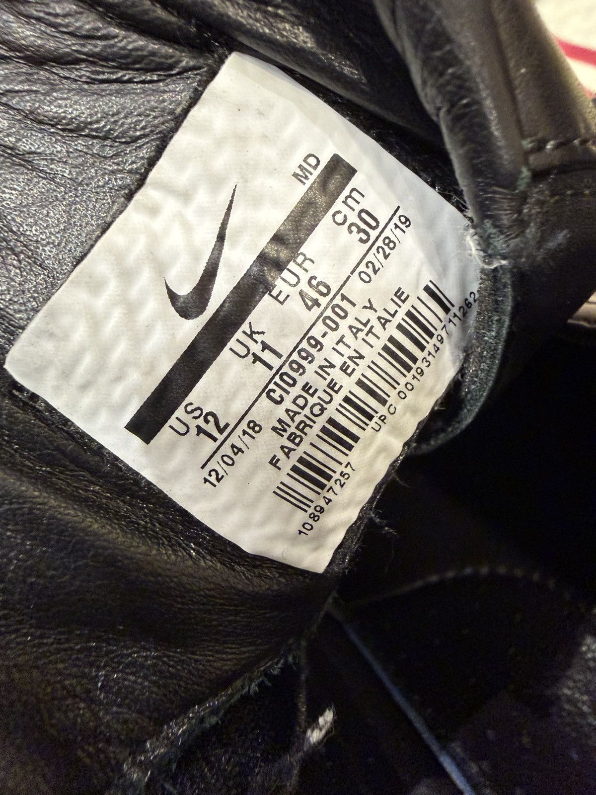 Nike × Supreme Nike Air Max 95 Lux ‘Supreme Triple Black’ Size US 12 / EU 45 - 9 Thumbnail