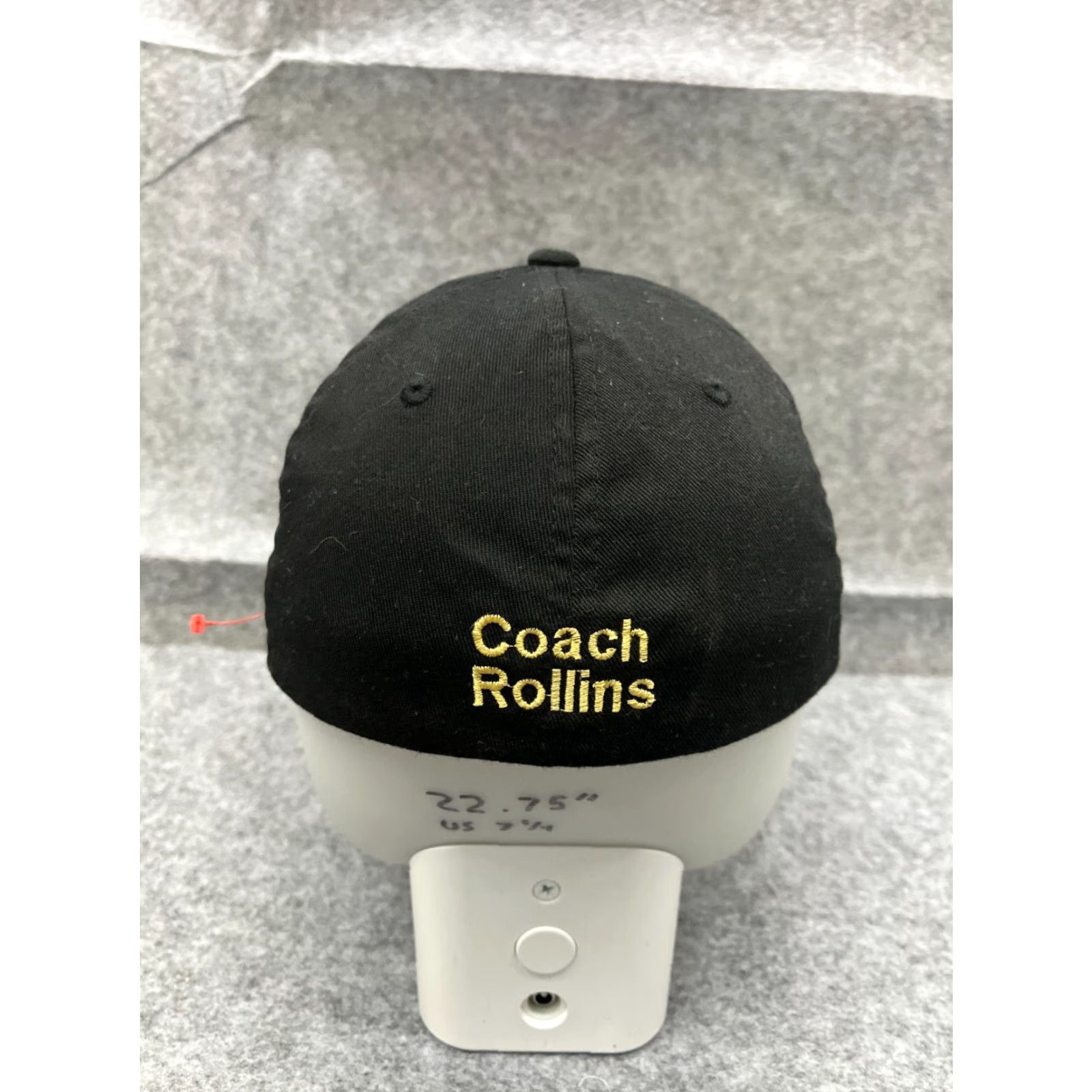 Vintage Yupoong Hat Cap Fitted Adult Medium Black Poly Cotton Blend Size ONE SIZE - 6 Thumbnail
