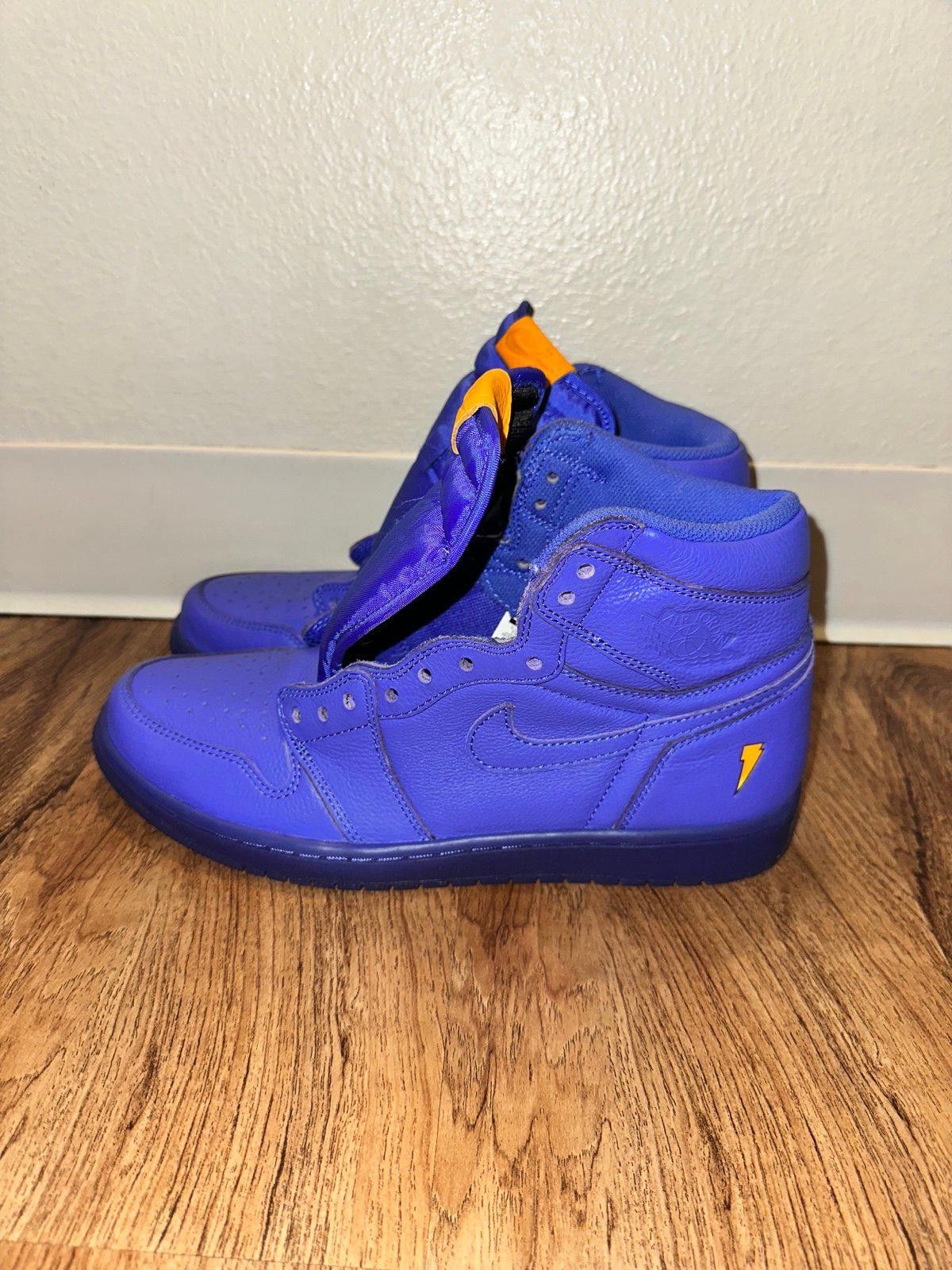Nike Jordan 1 Retro High Gatorade Rush Violet Size US 11 / EU 44 - 4 Thumbnail