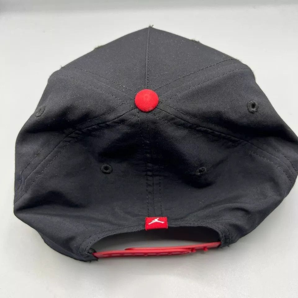 Jordan Brand Air Jordan Pro Hat Men Black Red Jumpman Nike Snap Back Cap Size ONE SIZE - 4 Thumbnail