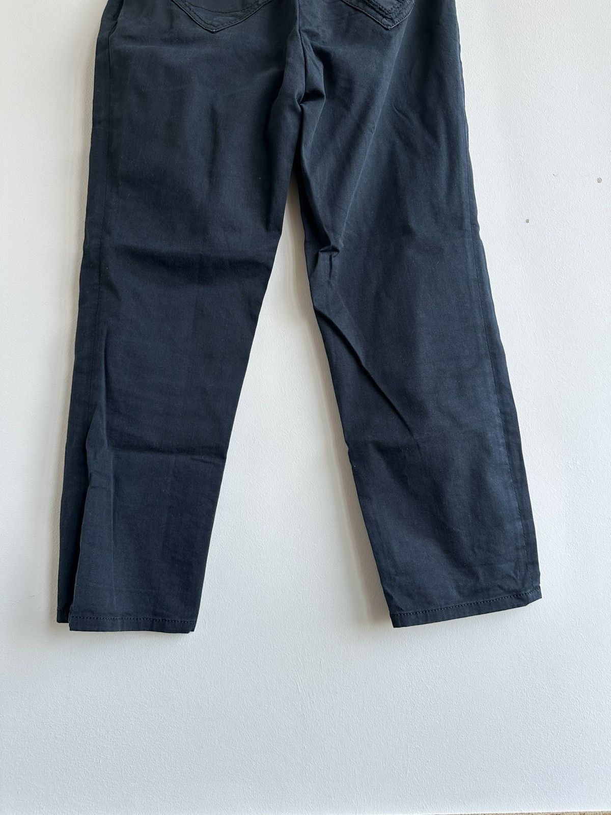 Prada 2006 Prada Cropped Pants Navy Blue Zip Ankle Women's Size 38 Size 26" / US 2 / IT 38 - 5 Thumbnail