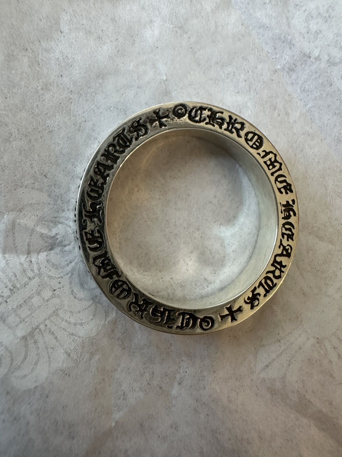 Chrome Hearts Chrome Hearts 3MM Silver Spacer Ring (NYC Exclusive) US7.5 Size ONE SIZE - 3 Thumbnail