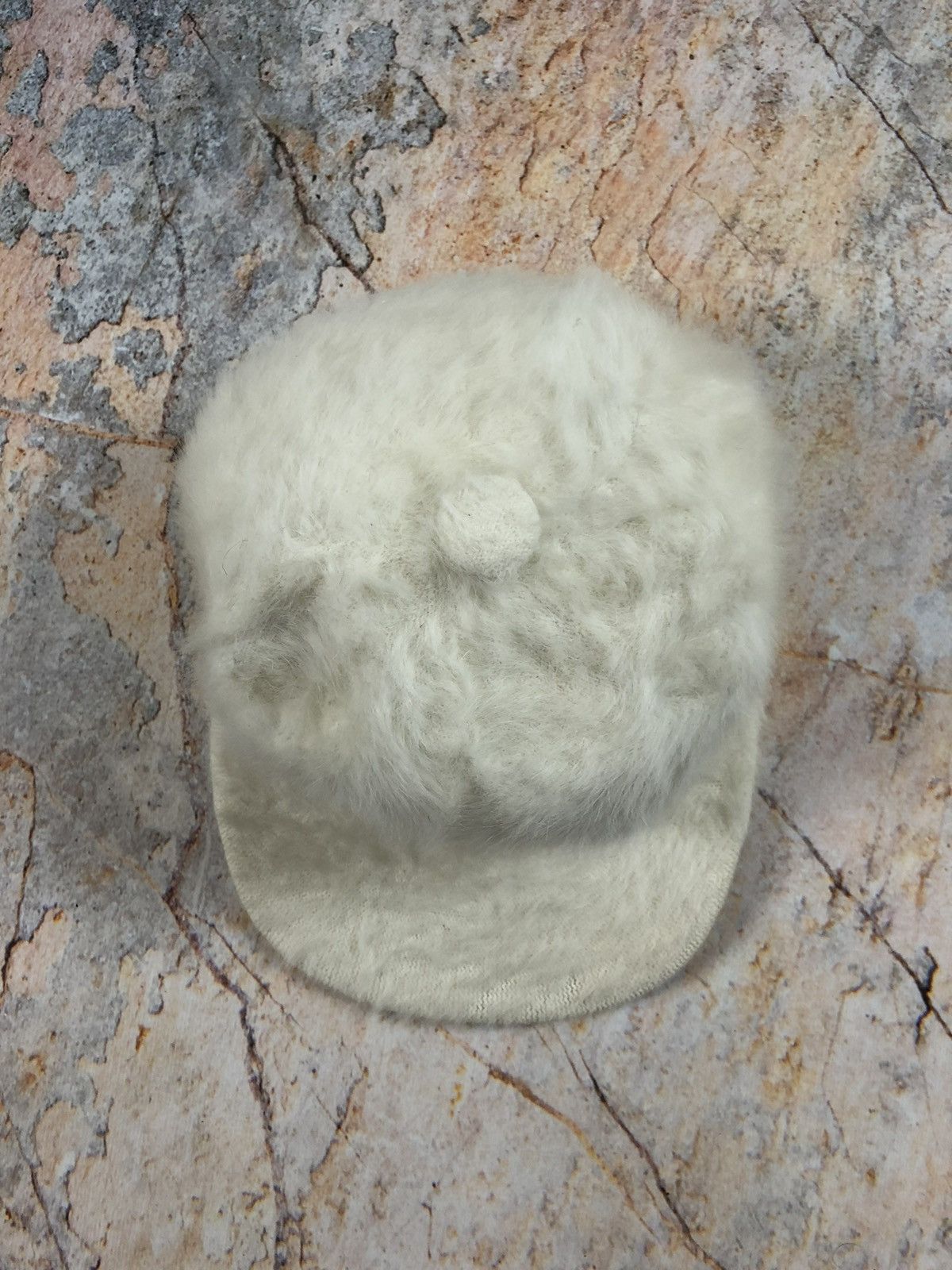 Kangol Kangol white angora hat cap Size ONE SIZE - 2 Thumbnail