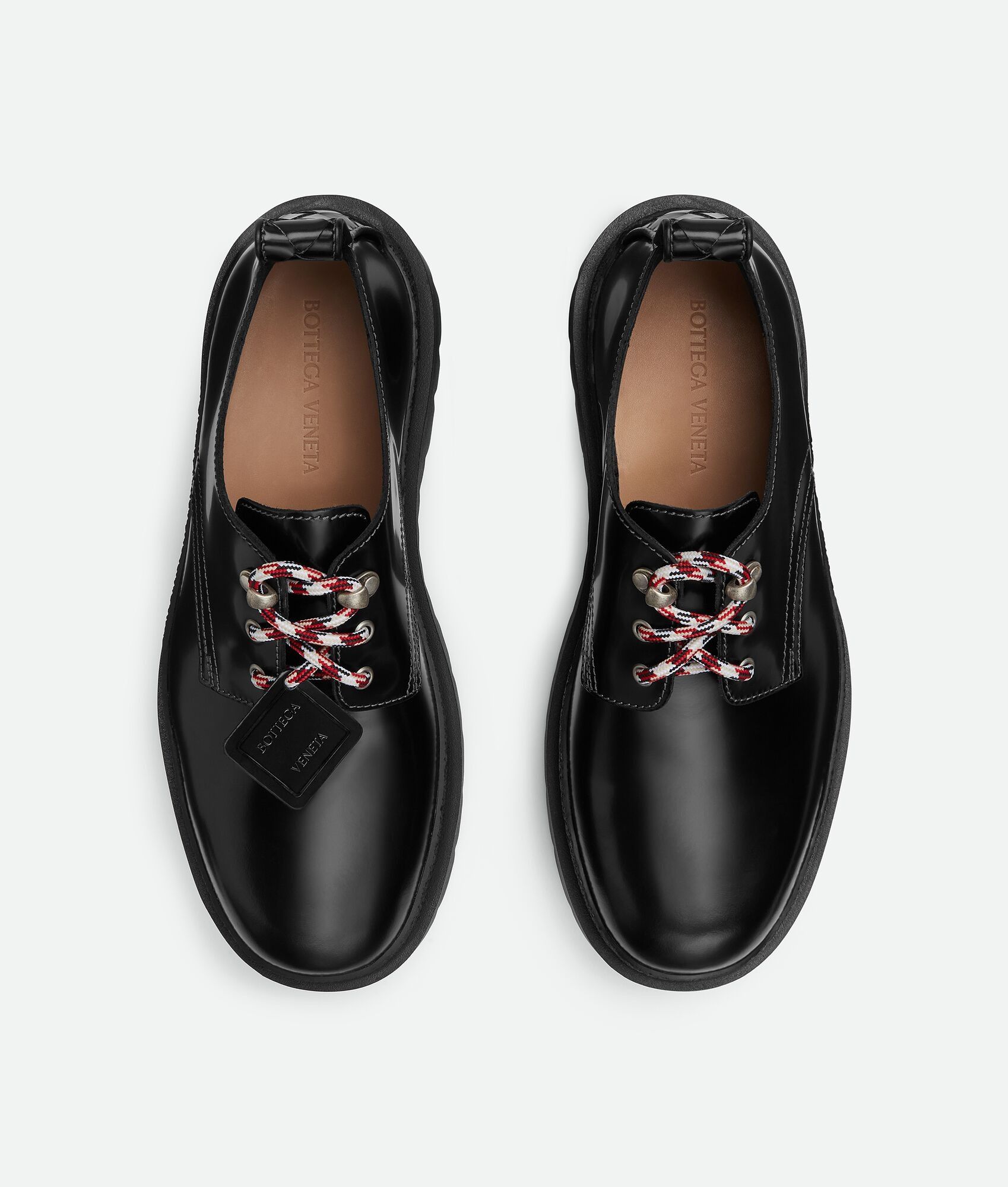 Bottega Veneta o1w1db10525 Highway Lace-Up Shoes in Black Size US 11 / EU 44 - 2 Thumbnail