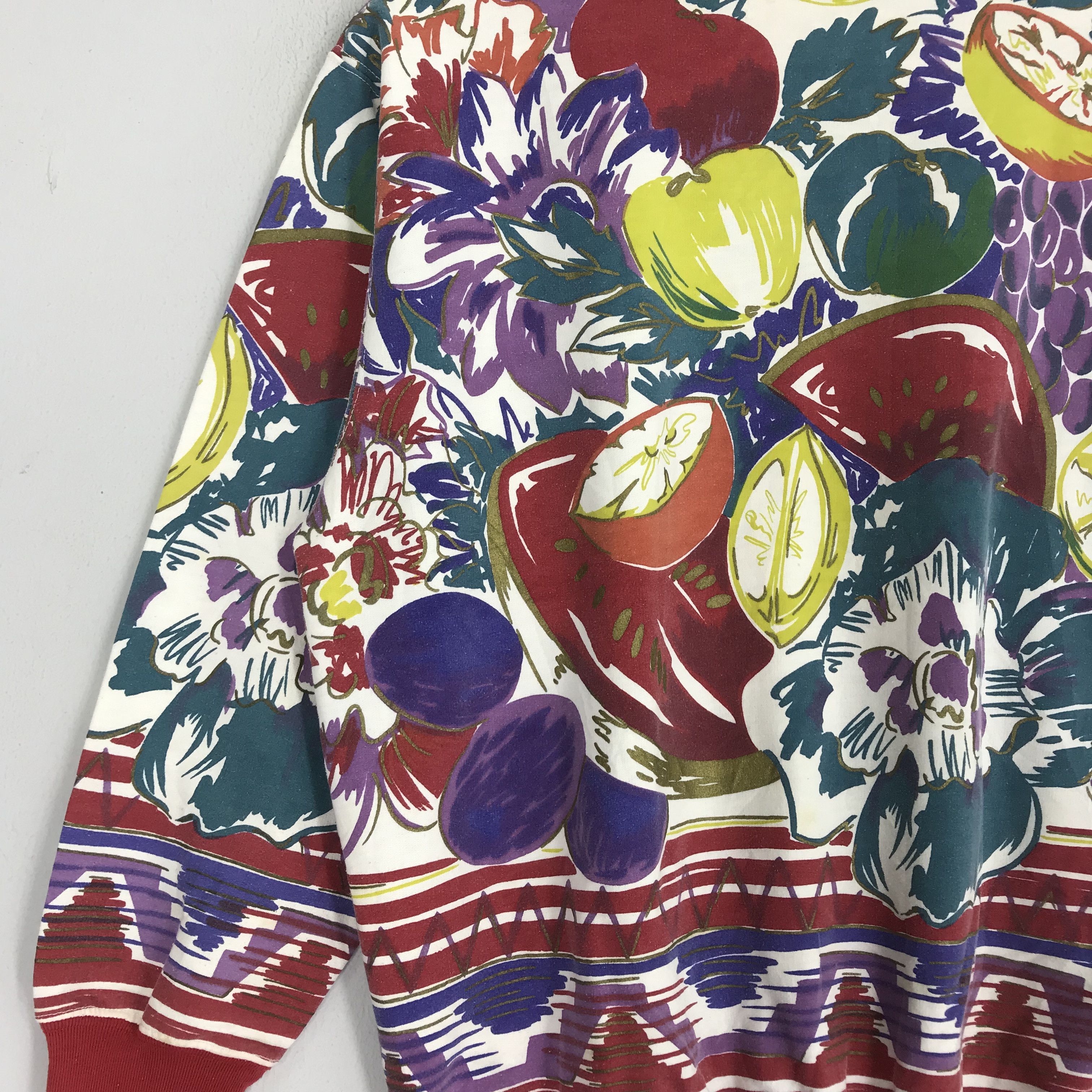 Arts & Science Vintage 90s Retro Fruit Flower Pop Art - 55 Size US M / EU 48-50 / 2 - 9 Thumbnail