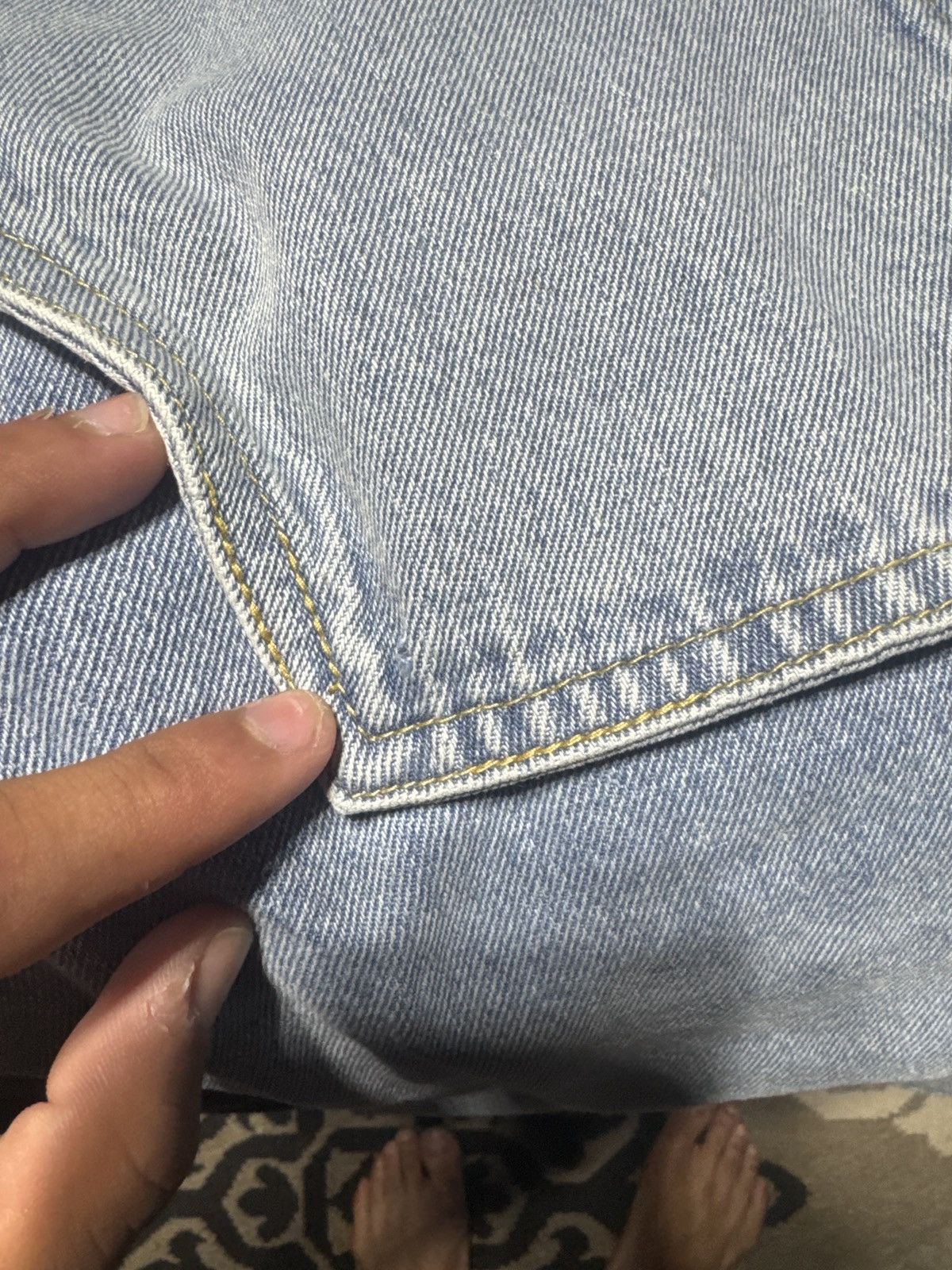 Jean Carpenter Y2k Shorts Jorts Designer Denim Size US 31 - 10 Thumbnail