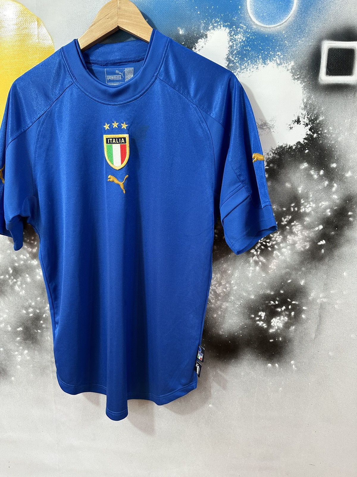 Puma 🩸RARE🩸 Italy Vintage Jersey Puma 2004/2006 Size US M / EU 48-50 / 2 - 3 Thumbnail