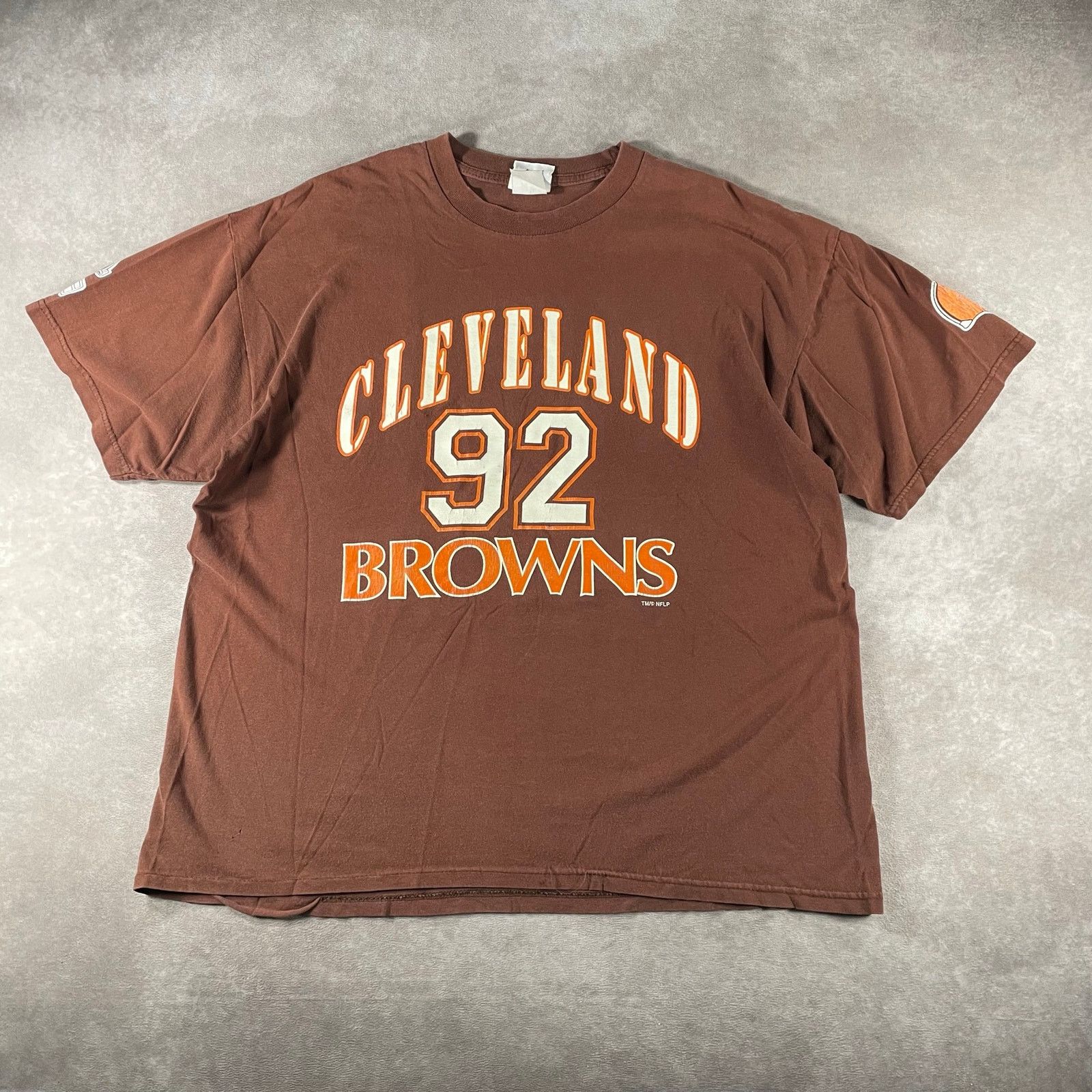 Vintage 70s Cleveland Browns Love Dawgs Bulldog Artex T Shirt XL 