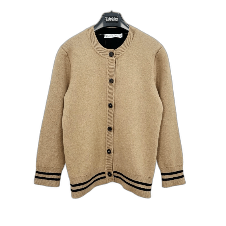 Dior Dior Brown Cashmere Knit Cardigan Size 38 Size M / US 6-8 / IT 42-44 - 1 Thumbnail