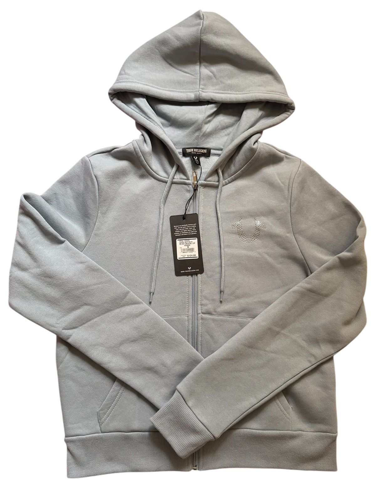 True Religion True religion Grey Melange Full-Zip Hoodie Size M / US 6-8 / IT 42-44 - 3 Thumbnail