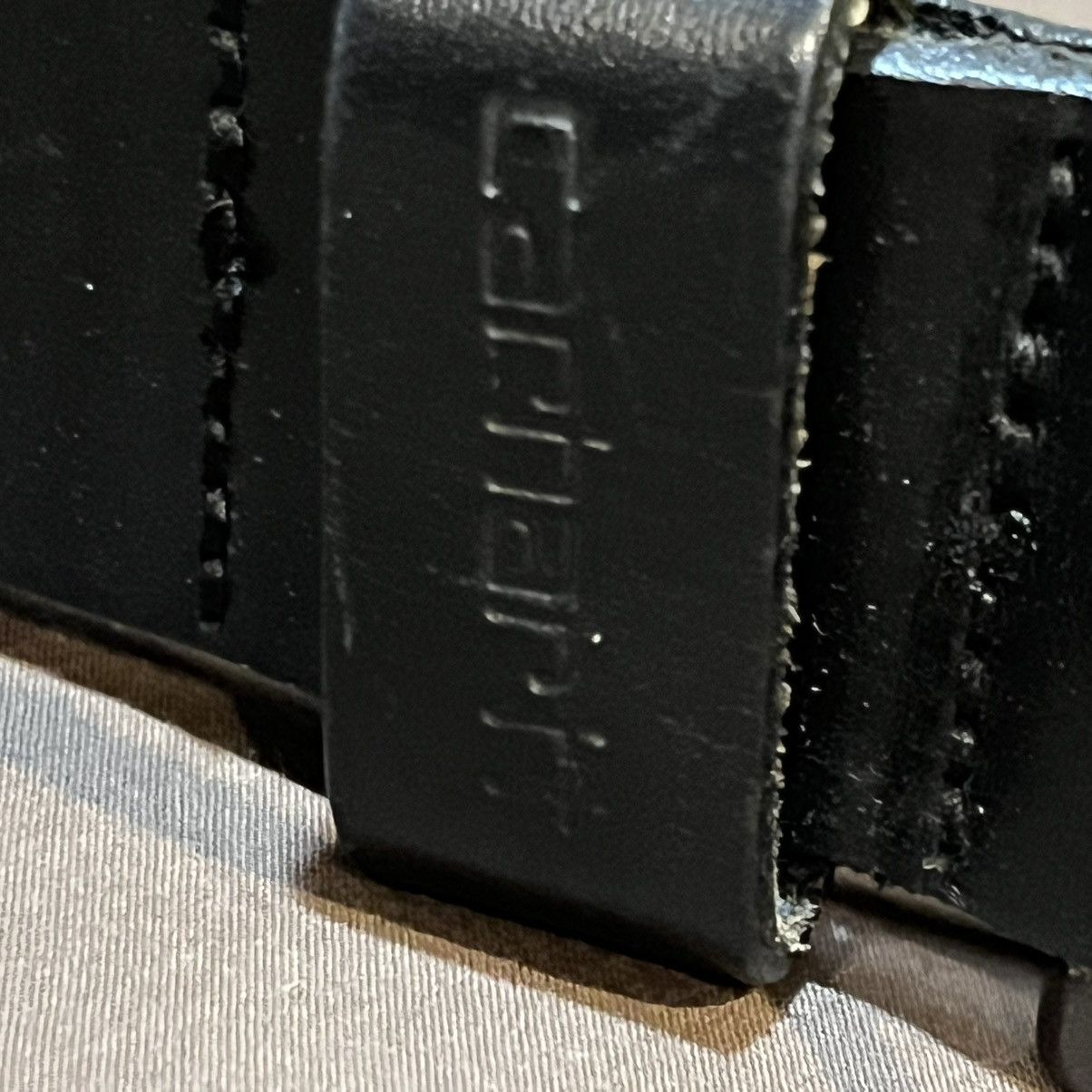 Carhartt Carhartt Leather Brown Belt Mens Sz 42 Buckle Distressed Size 42 - 3 Thumbnail