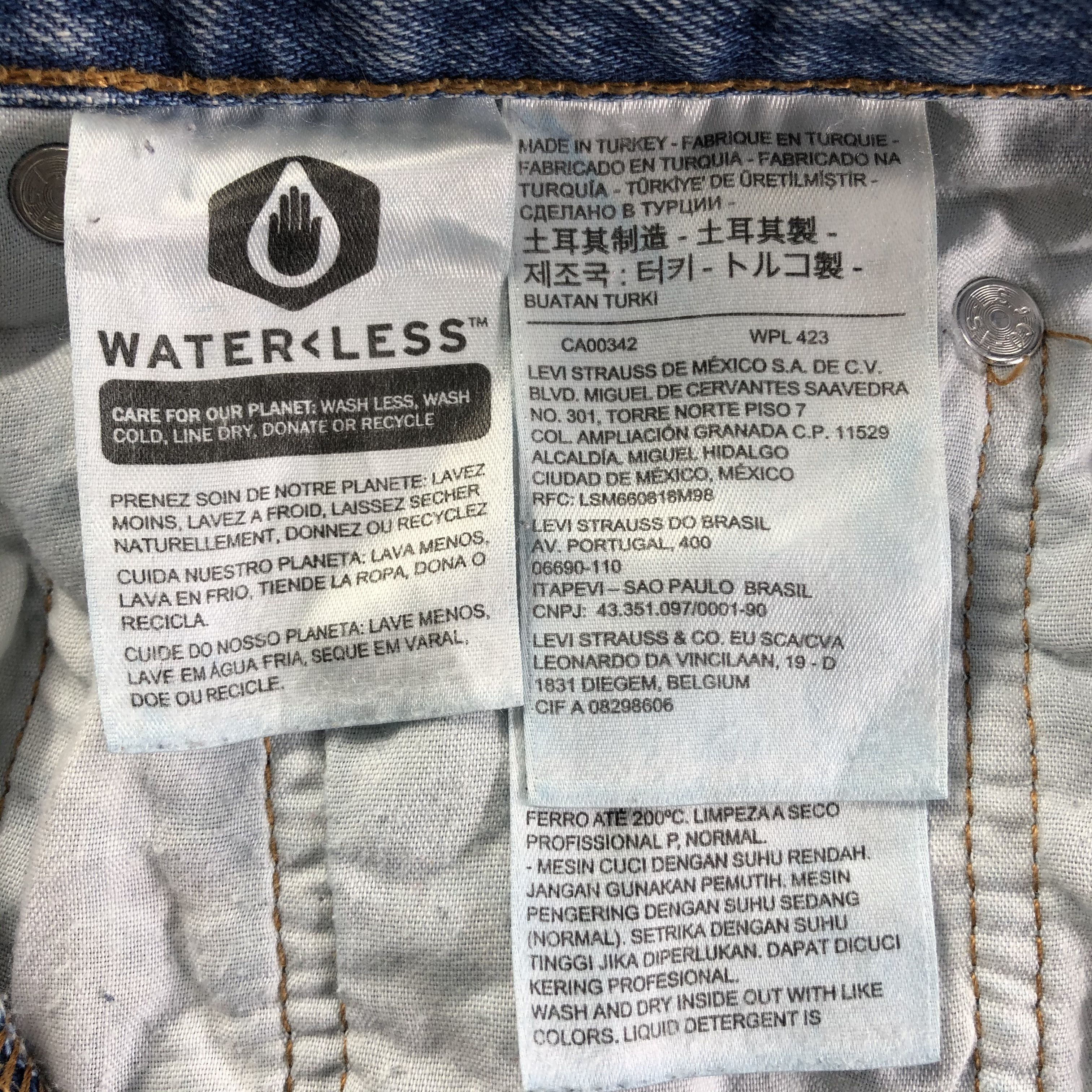 Levi's Vintage Blue Wash Levis 501 Jeans-J3408 Size US 31 - 10 Thumbnail
