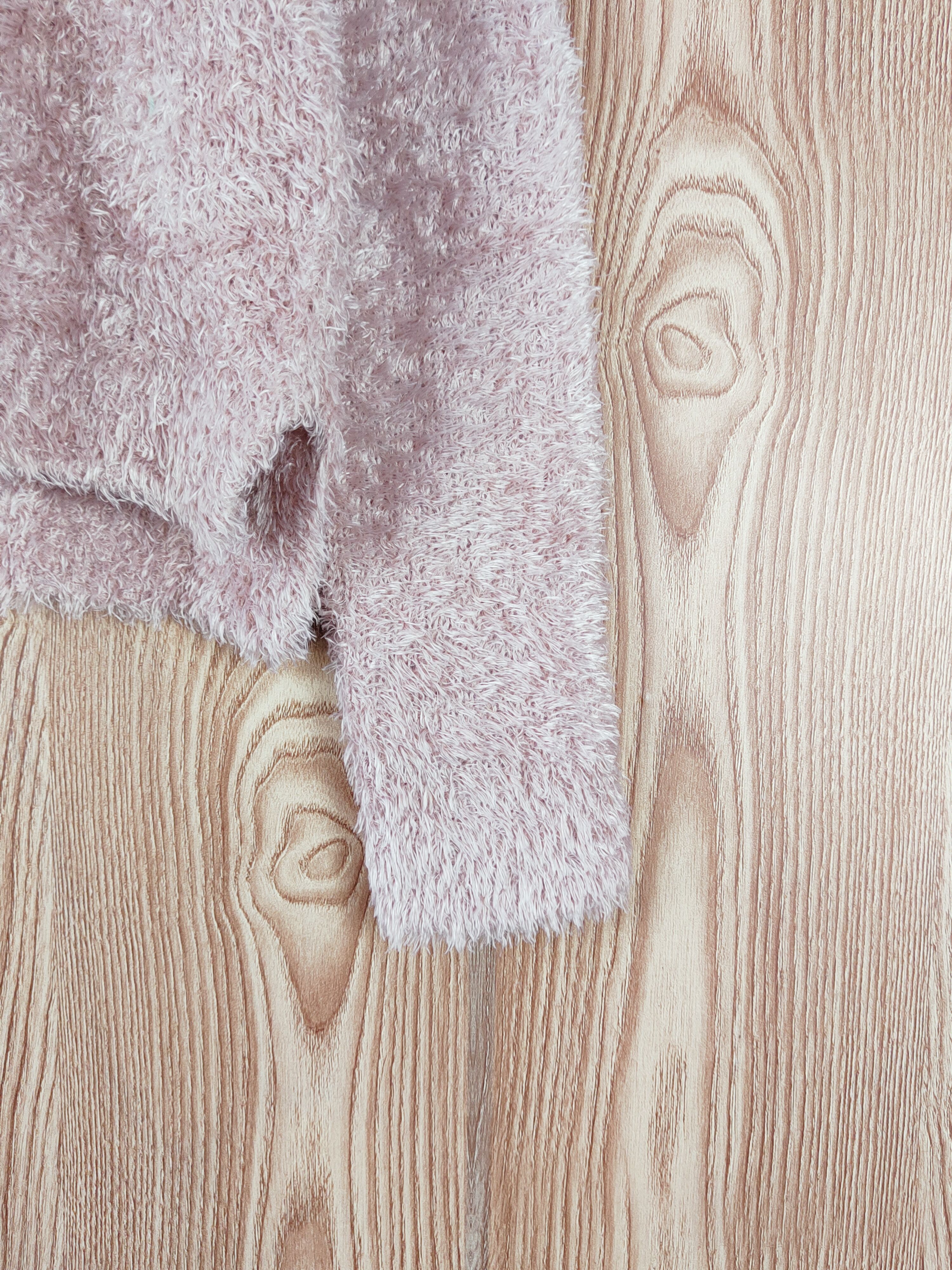 Aran Isles Knitwear × Japanese Brand Chocol Raffine Pink Shag Shaggy Fur Mohair Knitwear #W883 Size M / US 6-8 / IT 42-44 - 6 Thumbnail
