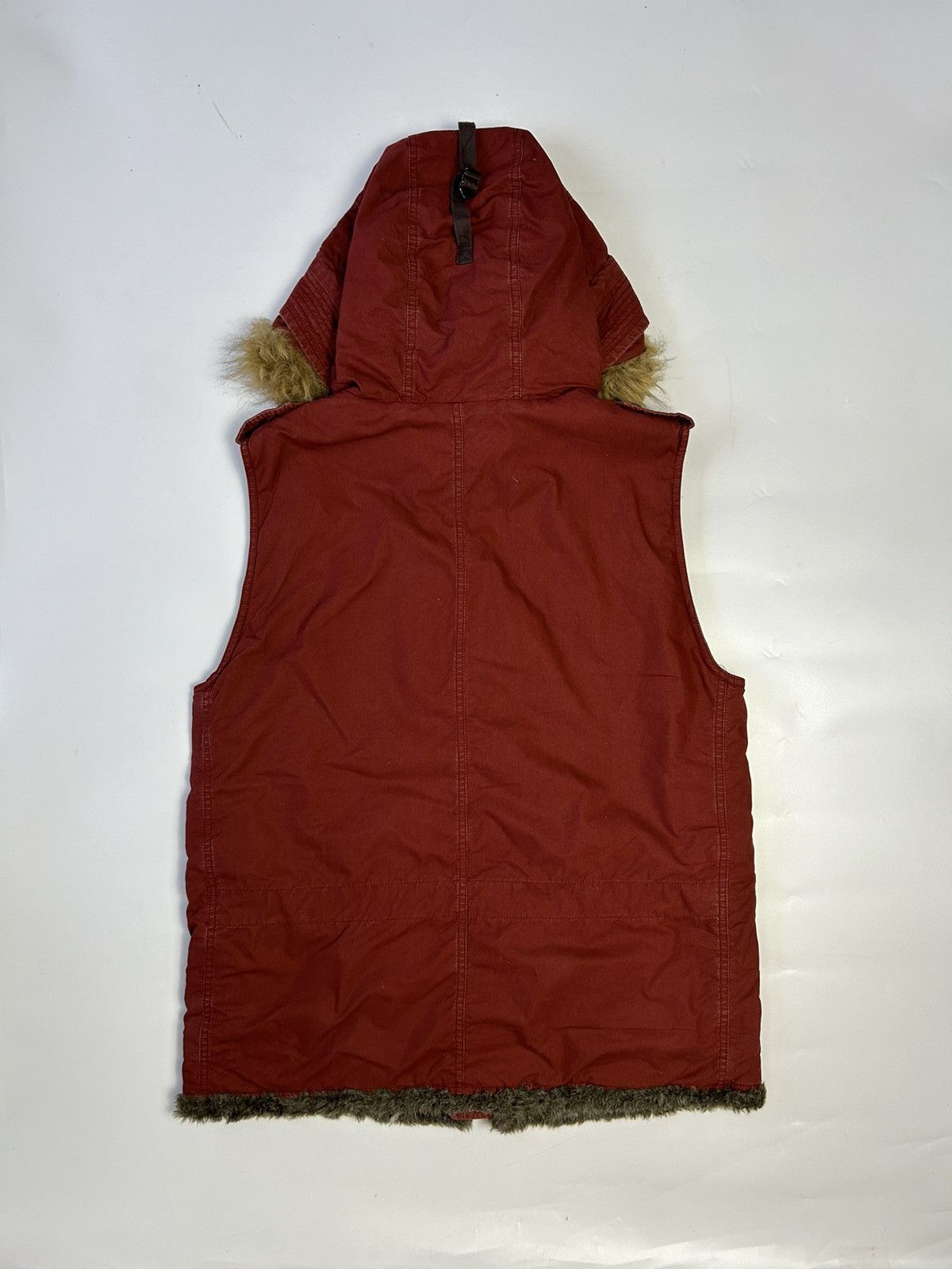 Johnbull JOHN BULL FAUX FUR HOODIE VEST Size US L / EU 52-54 / 3 - 3 Thumbnail
