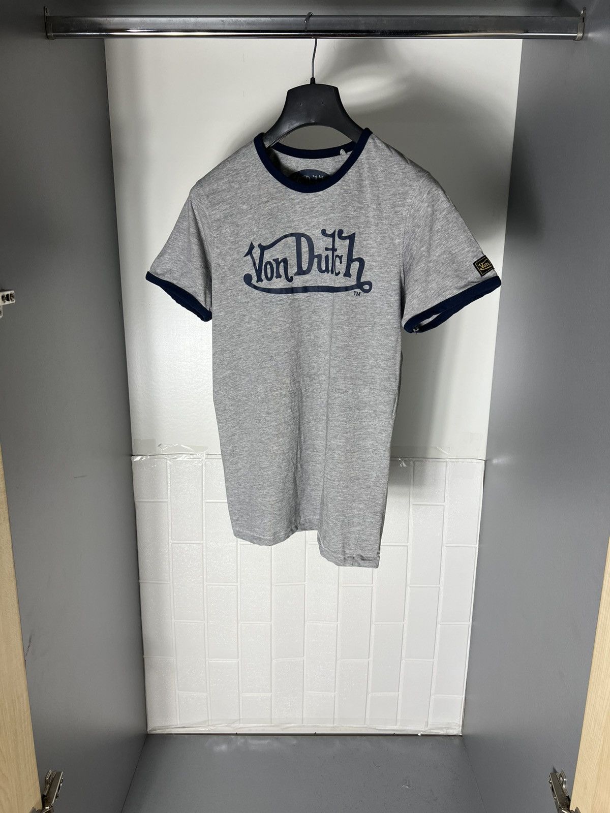 Vintage × Von Dutch VERY RARE VON DUTCH BIG LOGO T-SHIRT JAPAN STYLE Y2K 90s SK8 Size US S / EU 44-46 / 1 - 4 Thumbnail
