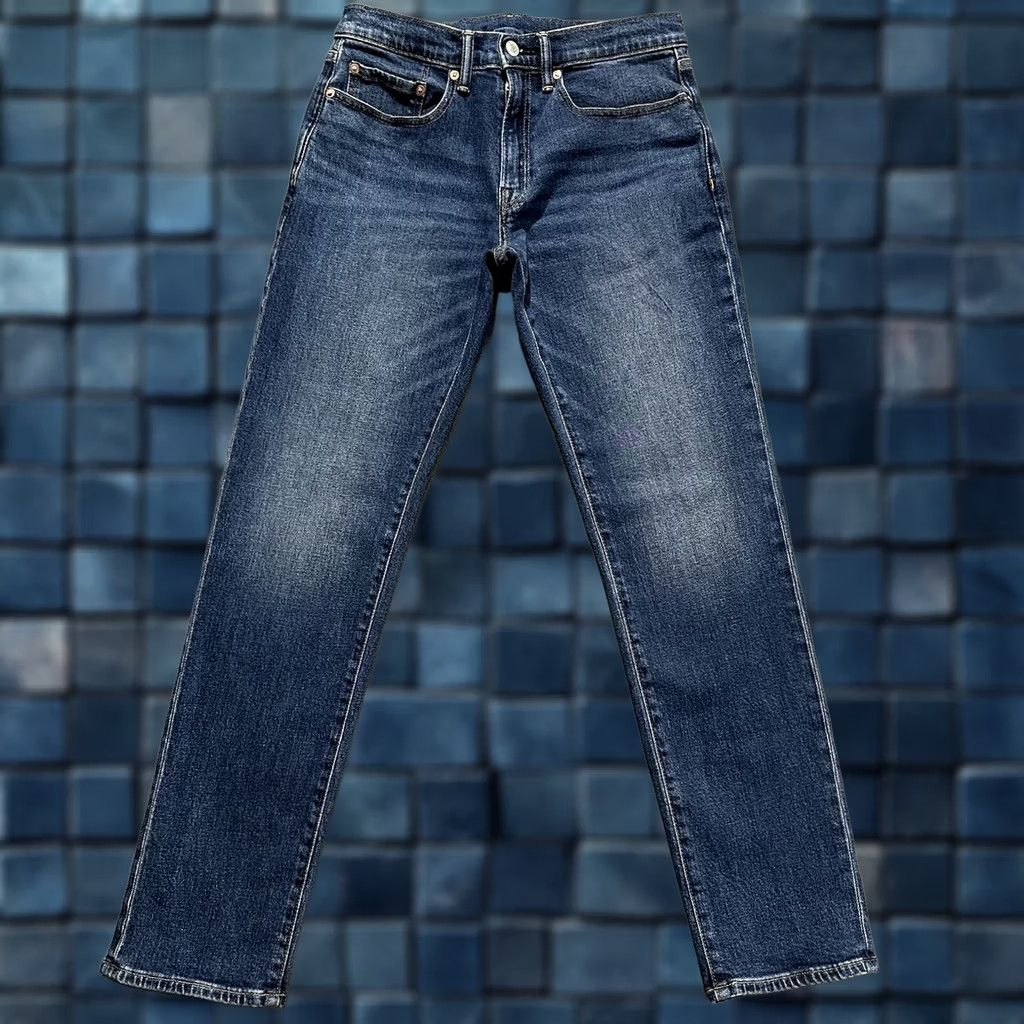 Gap Gap Jeans Mens Blue Slim Fit Soft Flex Dark Wash Denim EUC 31x32 (29x30) Size US 31 - 1 Thumbnail