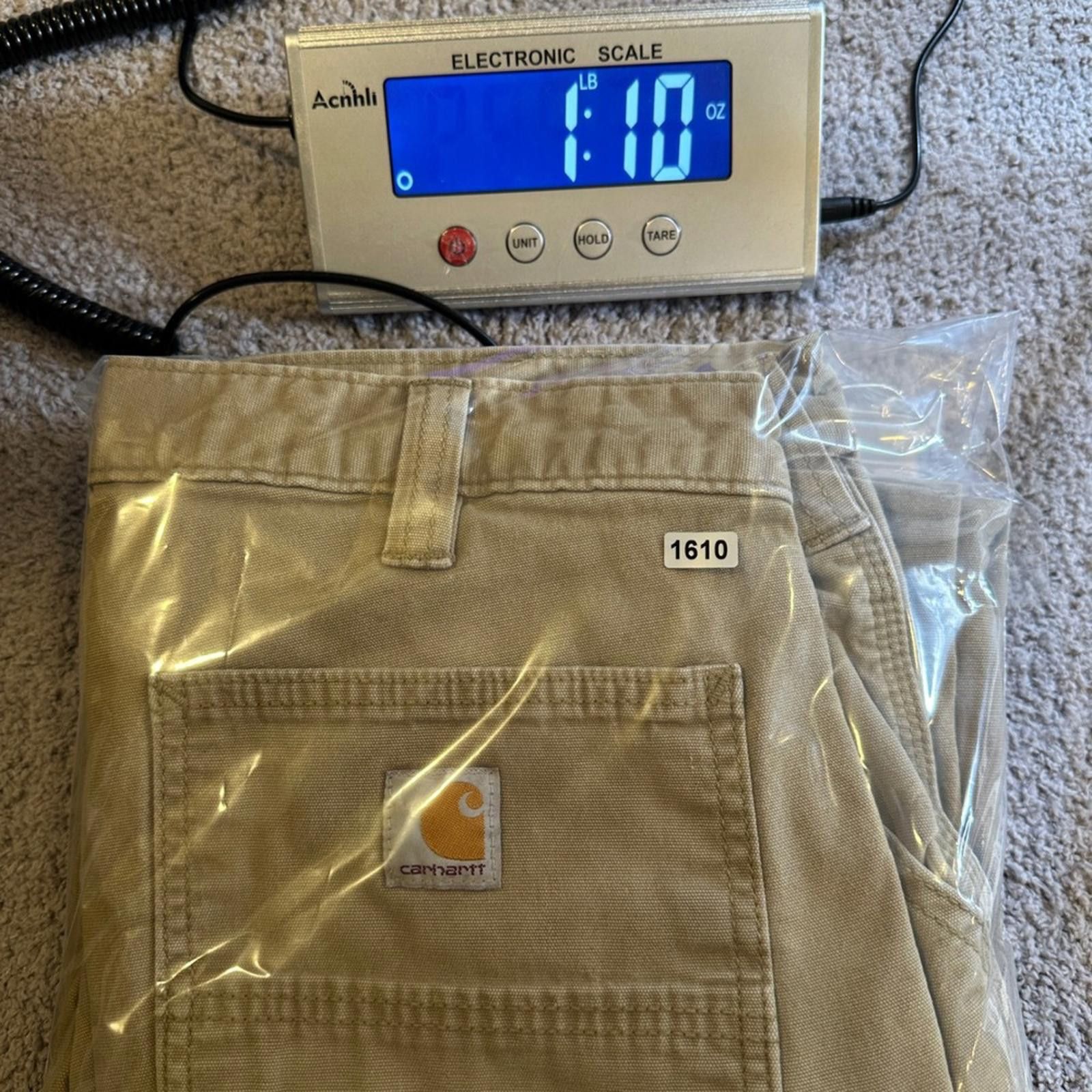 Carhartt Carhartt 34x32 Relaxed Fit Canvas Work Pants Tan 103342-253 Size US 34 / EU 50 - 9 Thumbnail