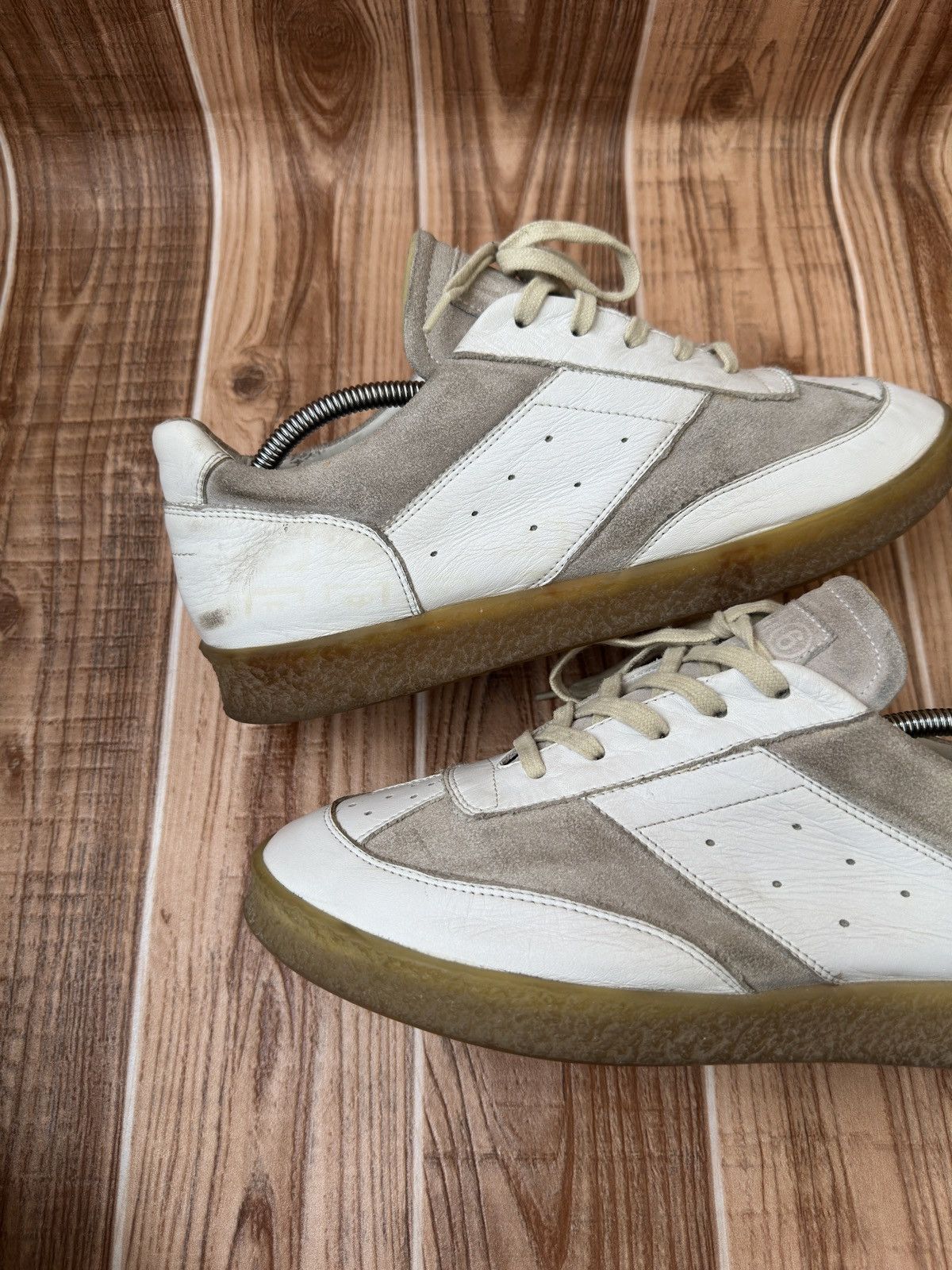 Maison Margiela Maison margiela MM6 White Court Sneakers Lowtops Size US 11 / EU 44 - 11 Thumbnail