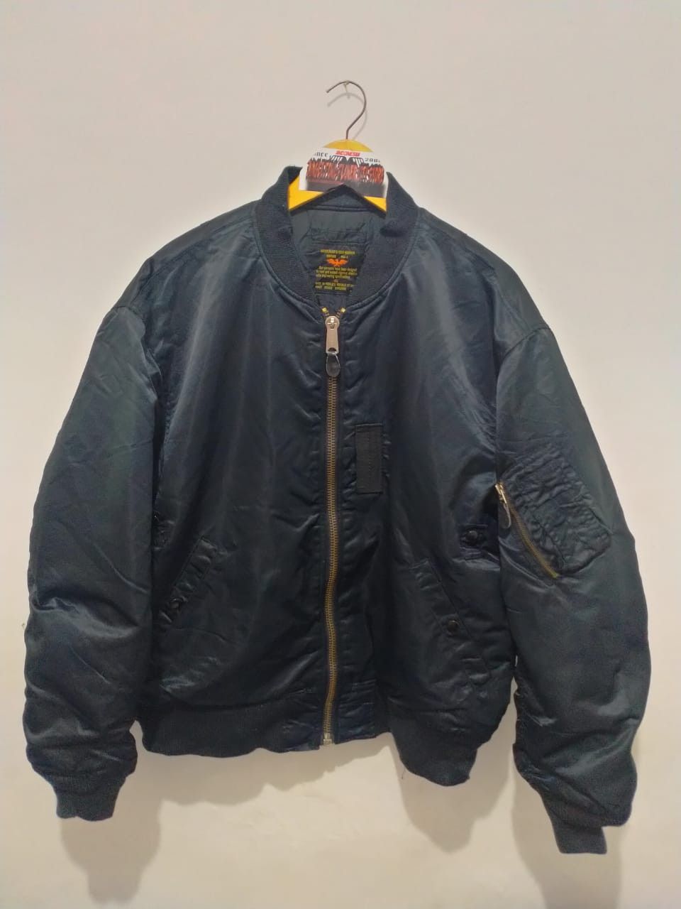 image of Alpha Industries x Buzz Ricksons Vintage Ma-1 Pract Jacket in Blacks, Men's (Size 2XL)