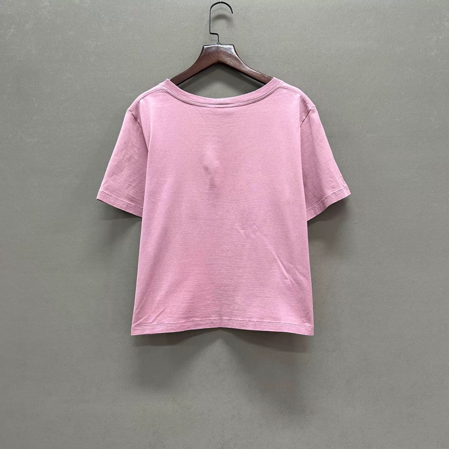 Celine Celine 99 New Dusty Pink Flocked Short Sleeve S Size S / US 4 / IT 40 - 2 Thumbnail