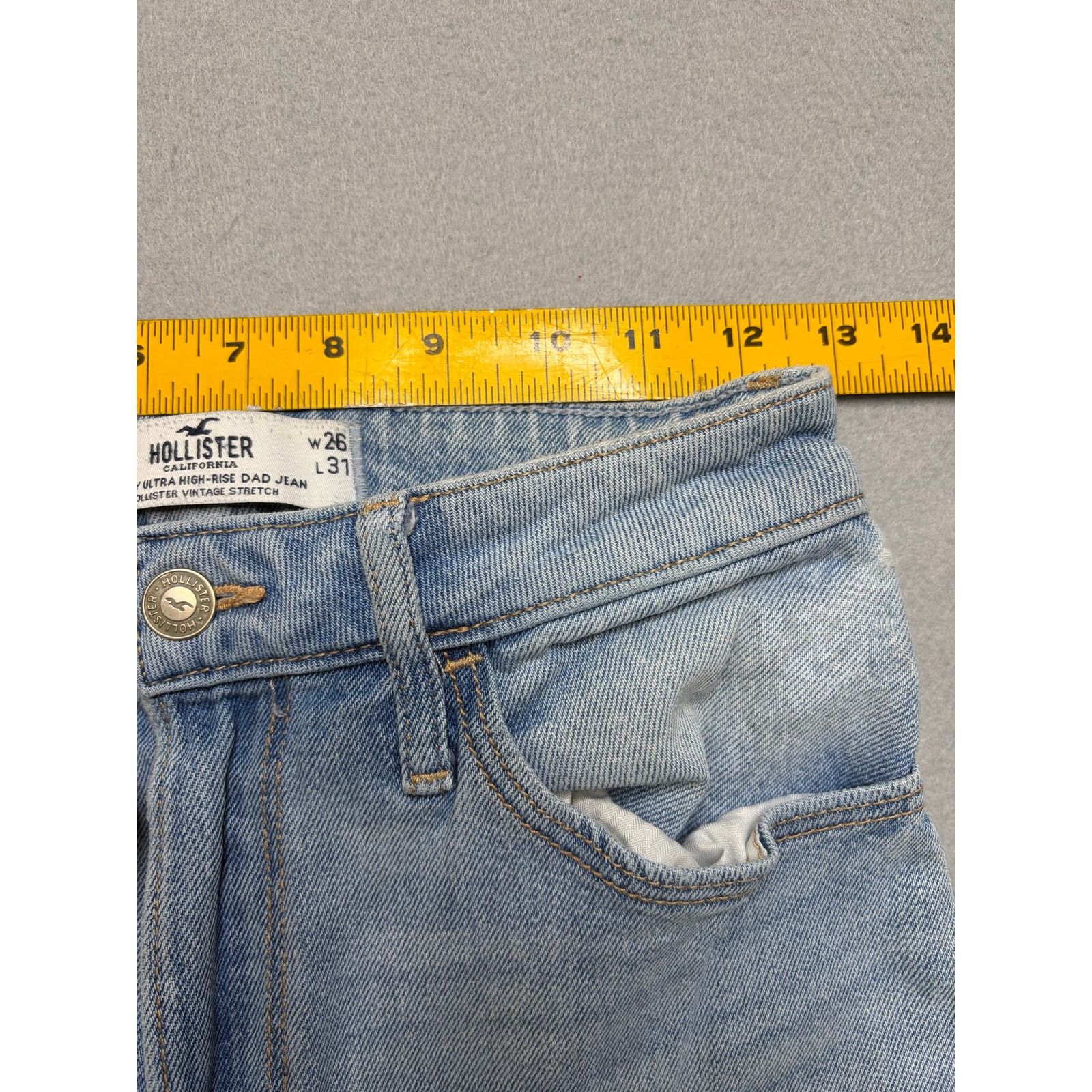Hollister Hollister Curvy Ultra High Rise Dad Jeans Women’s 26x31 Size 26" / US 2 / IT 38 - 5 Thumbnail