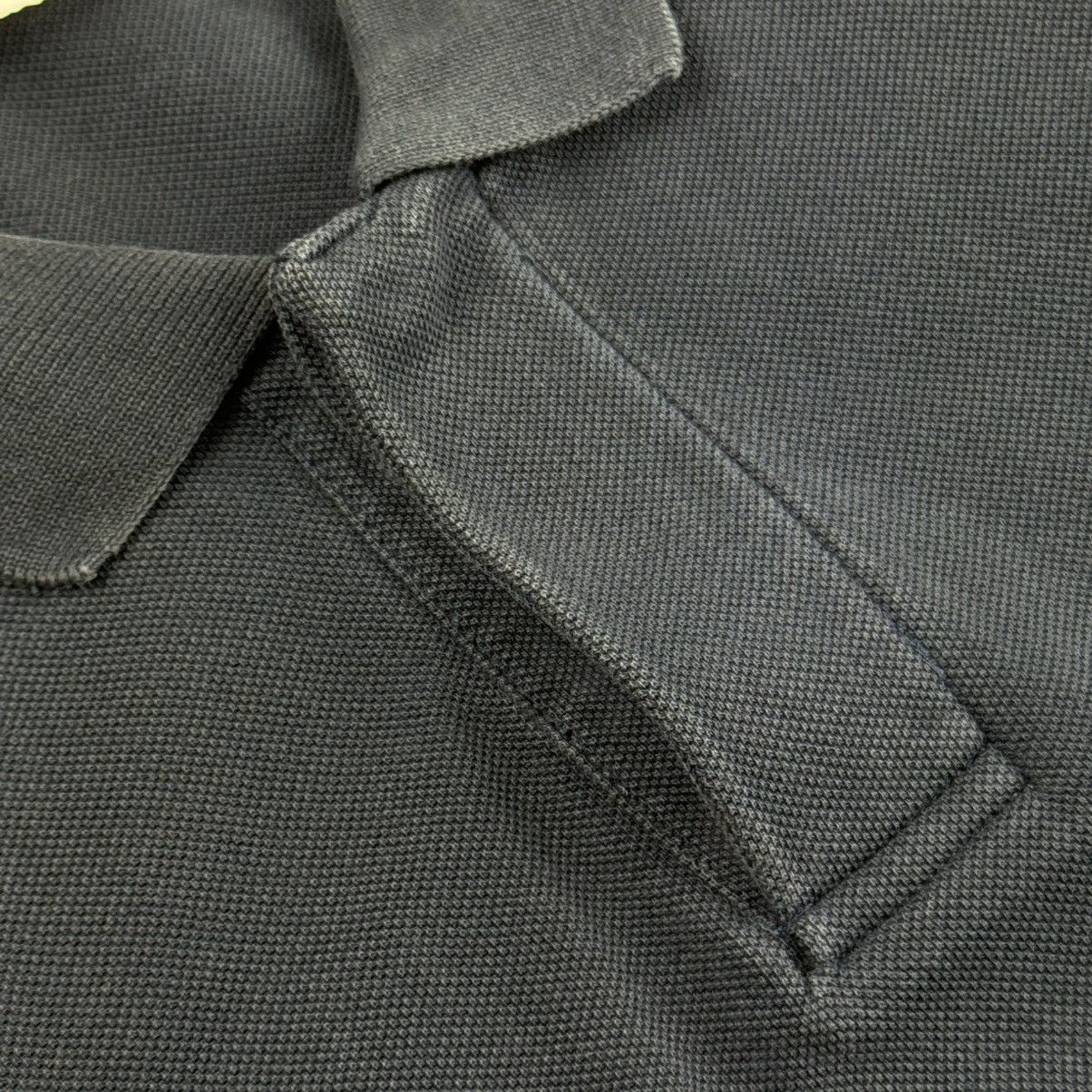 Versace Versace Collection Navy Pocket Polo / Tonal Medusa Logo Size US L / EU 52-54 / 3 - 9 Thumbnail