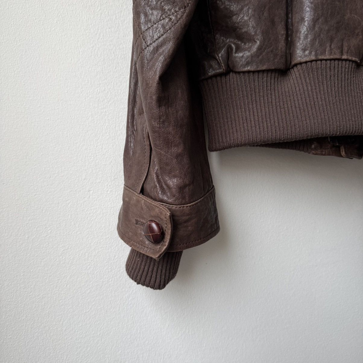Dolce & Gabbana Dolce & Gabbana FW2005 Double Layered Bomber Leather Jacket Size US L / EU 52-54 / 3 - 8 Thumbnail